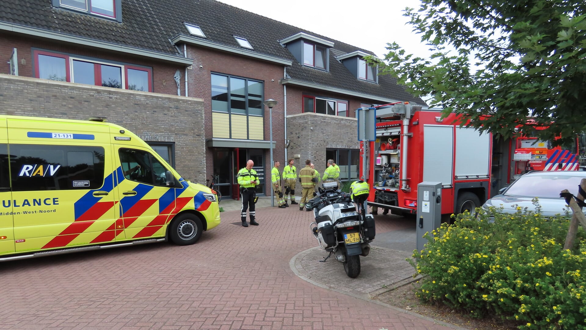 Woningbrand ontstaat in badkamer