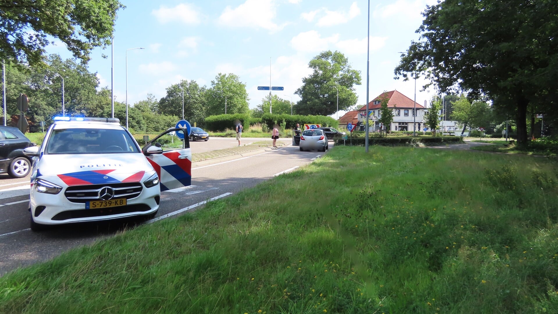 Alleen blikschade bij aanrijding Mill