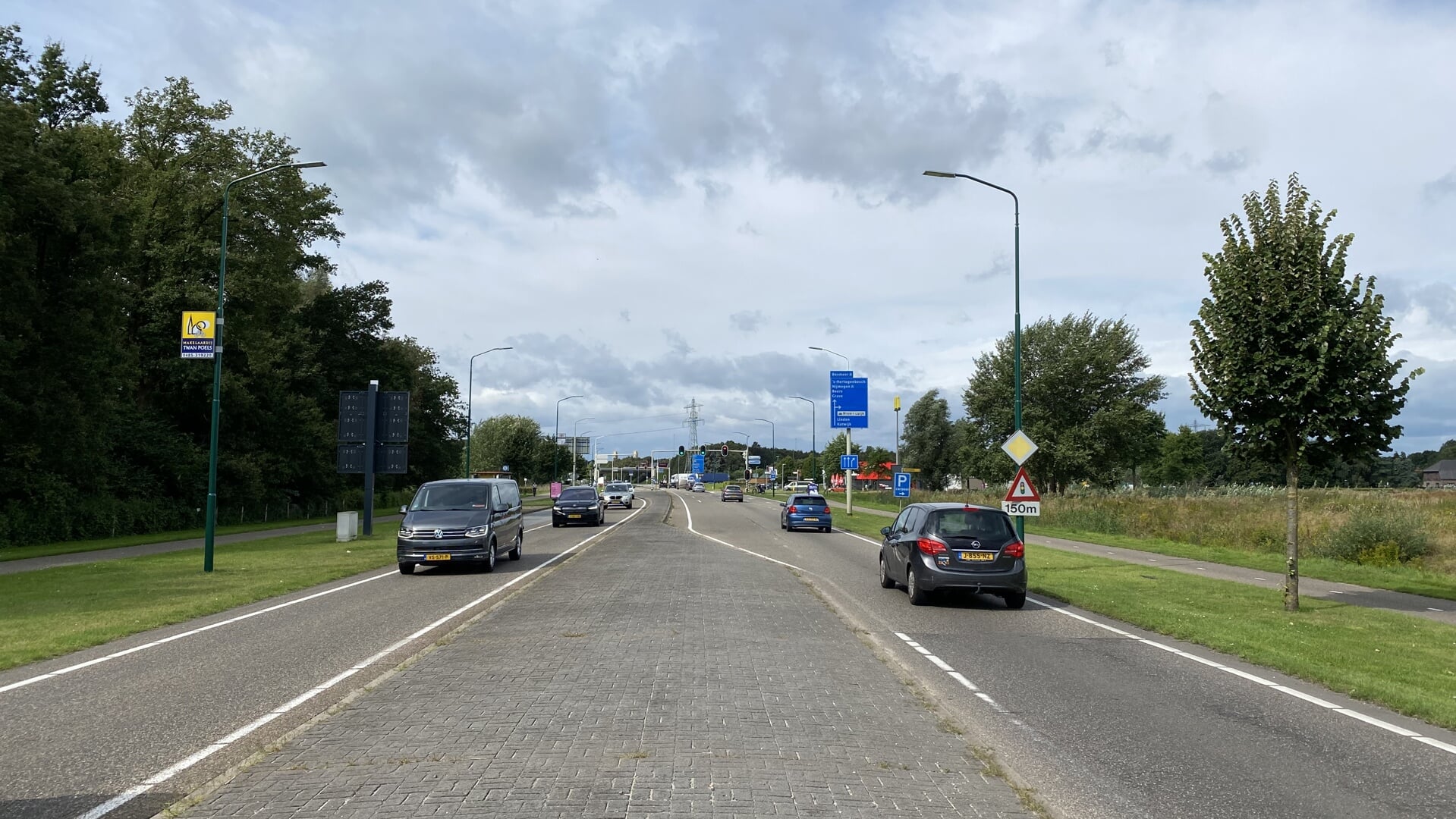 Beersebaan/N321 bij Cuijk gaat komende jaren flink op de schop