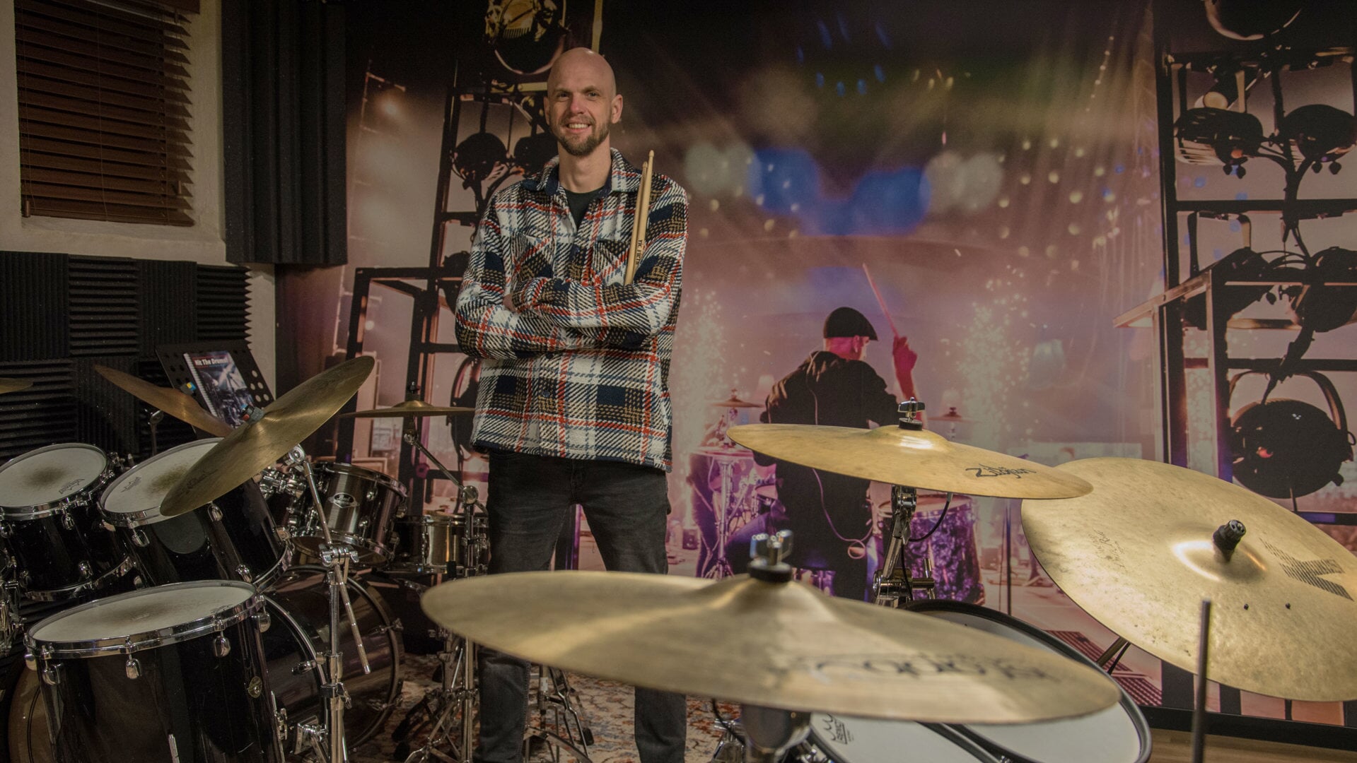 Drumschool Marco opent gloednieuwe studio in Bruchterveld