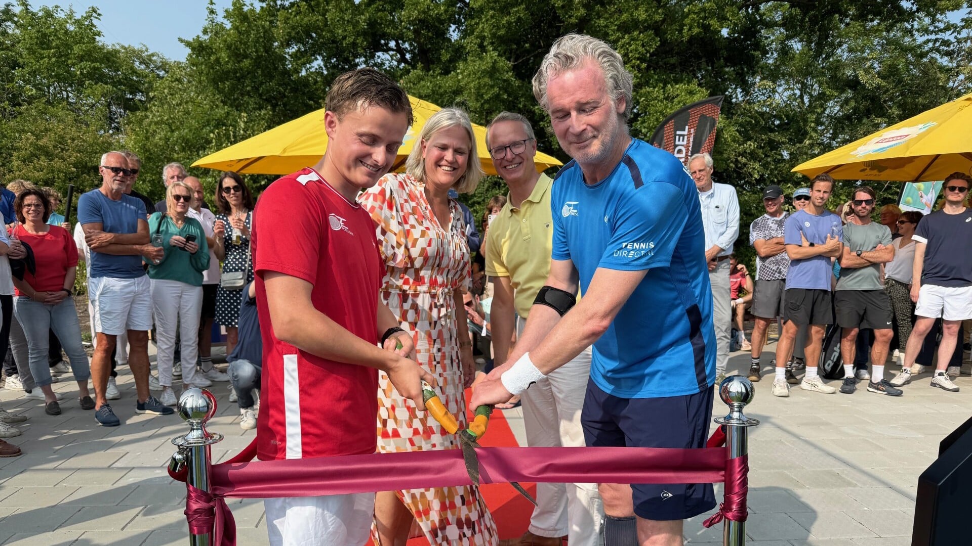Drie nieuwe padelbanen bij Tennisvereniging Forescate