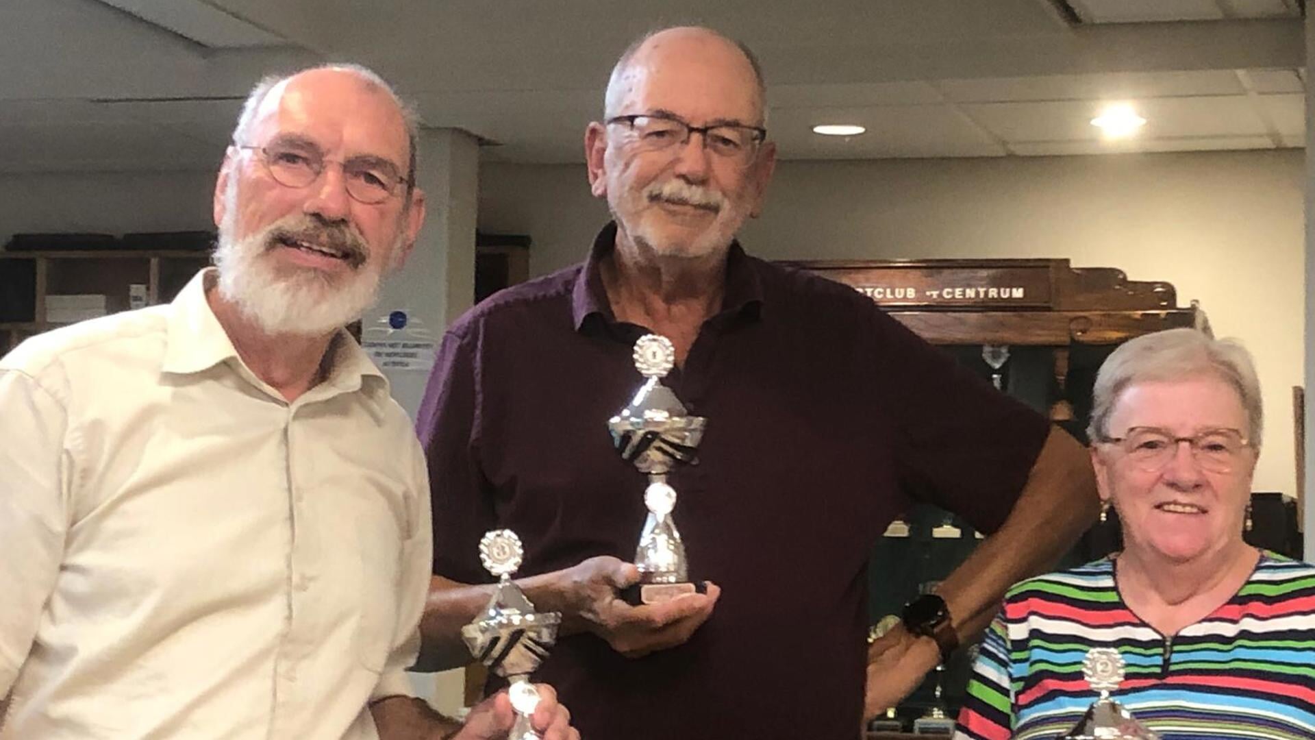 Gerrit Pit is clubkampioen van Biljartvereniging ‘t Centrum in Oldemarkt