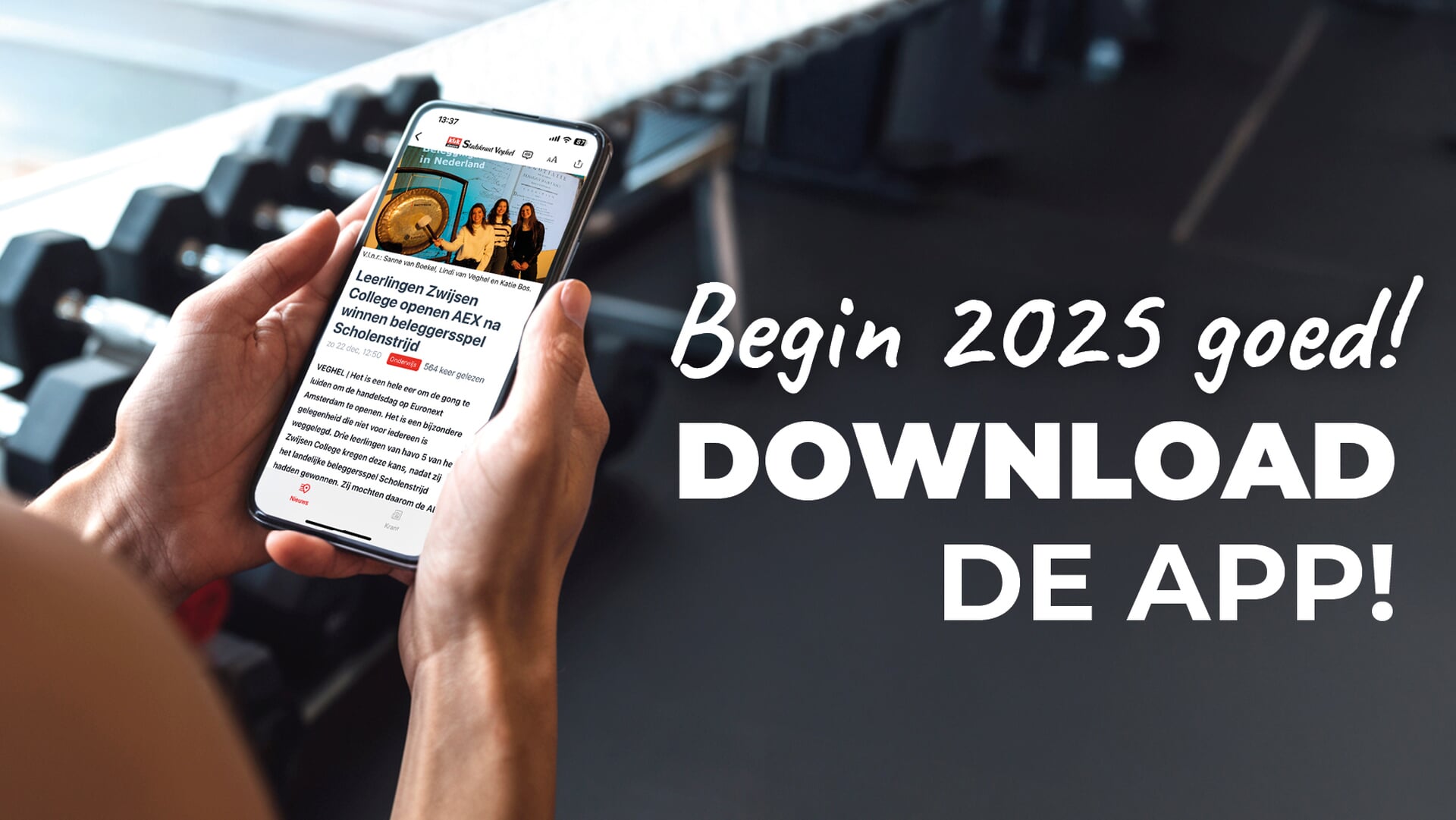 Begin 2025 goed: Blijf op de hoogte met de Klik Veghel app!