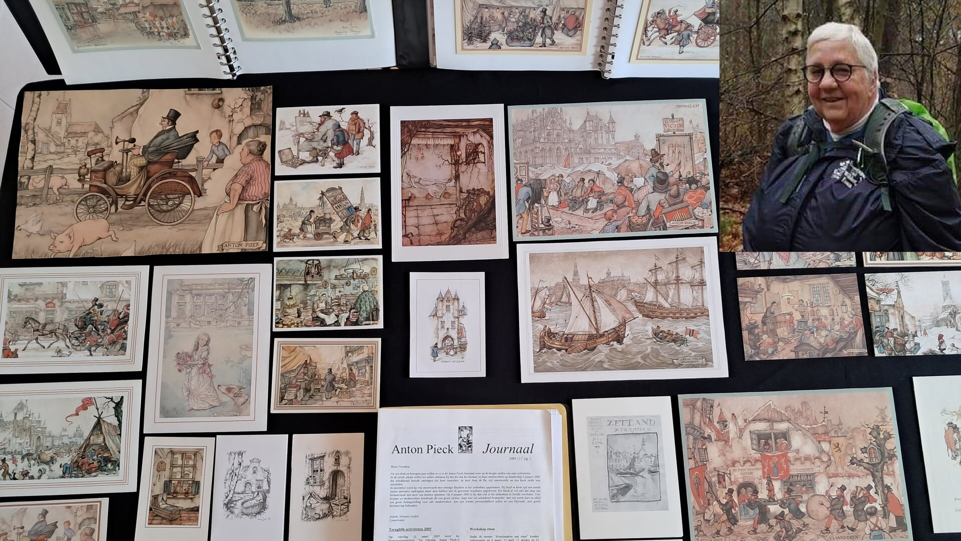 Anton Pieck tentoonstellingop de verzamelbeurs Zijtaart