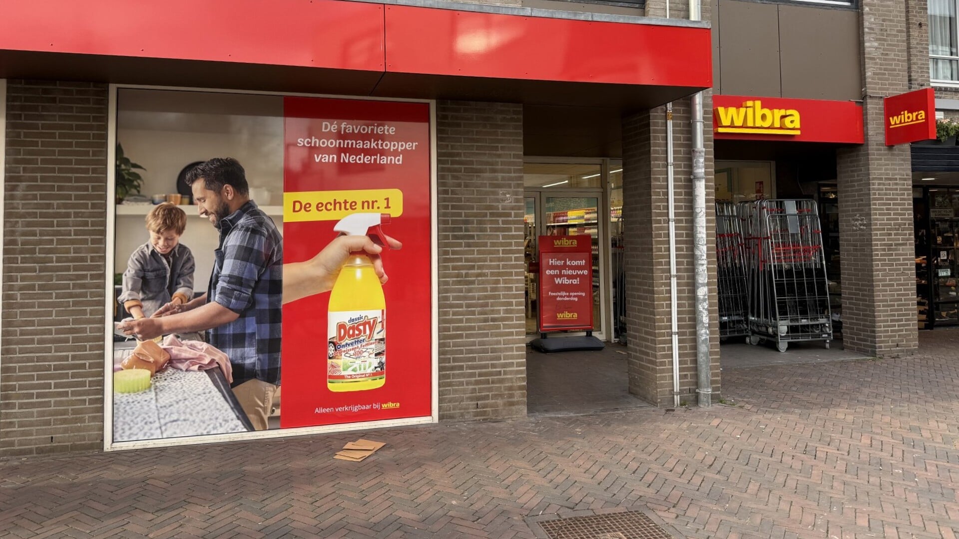 Wibra opent op donderdag de winkel aan de Schoolstraat
