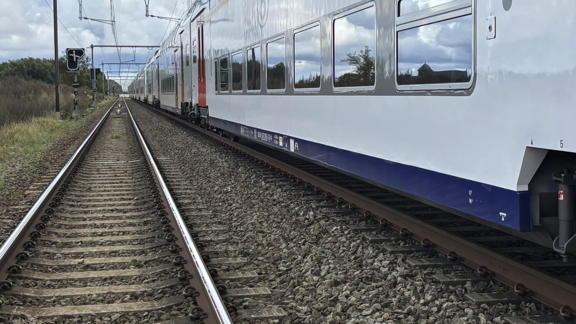 Trein staat defect tussen Leuven en Mechelen in Haacht