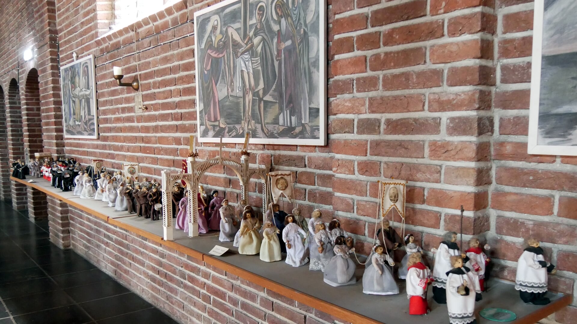 Veiling markante processie Antonius Abt Kerk Volkel