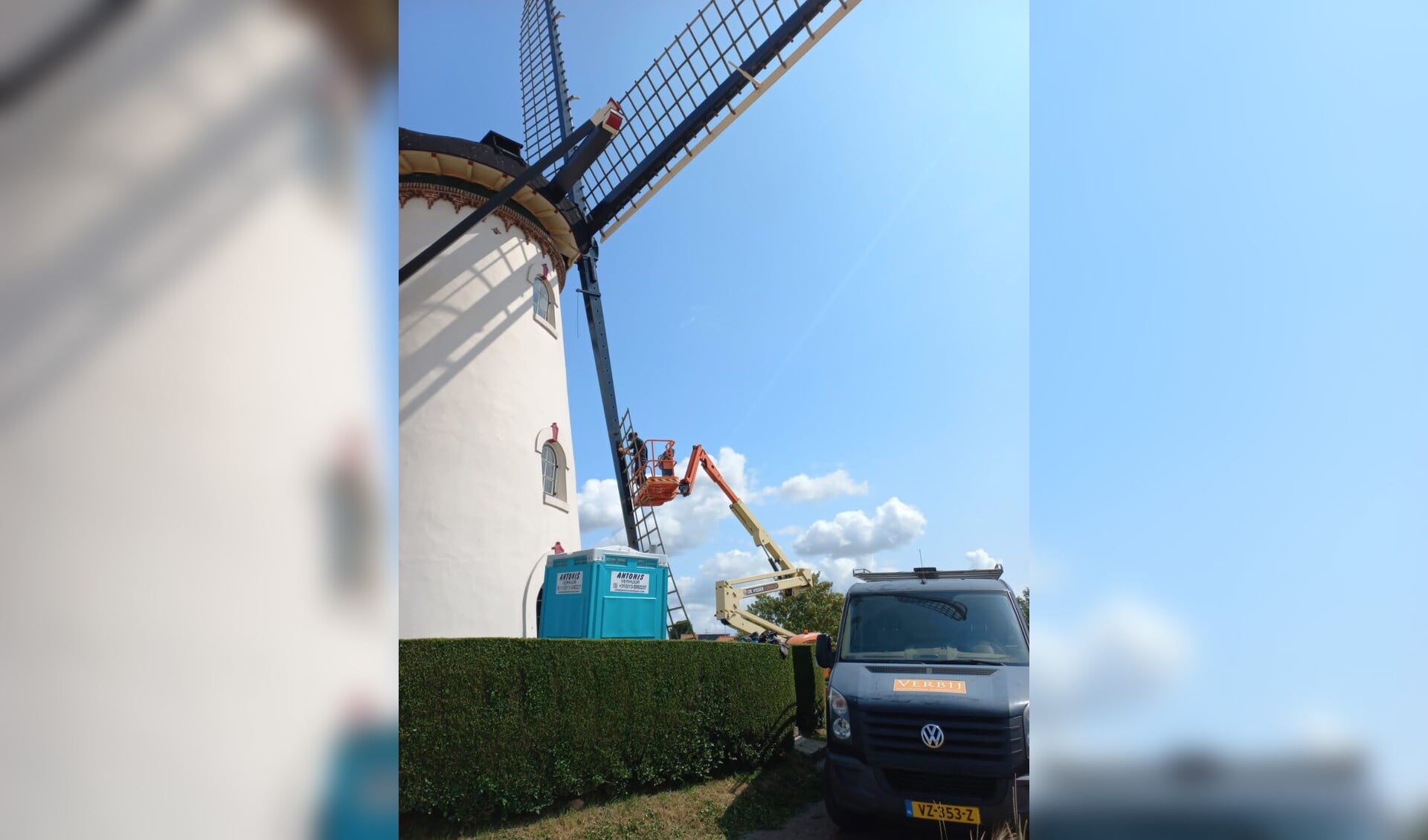 Vervanging roeden molen Buiten Verwachting in Nieuw- en Sint Joosland - Al het nieuws uit Middelburg
