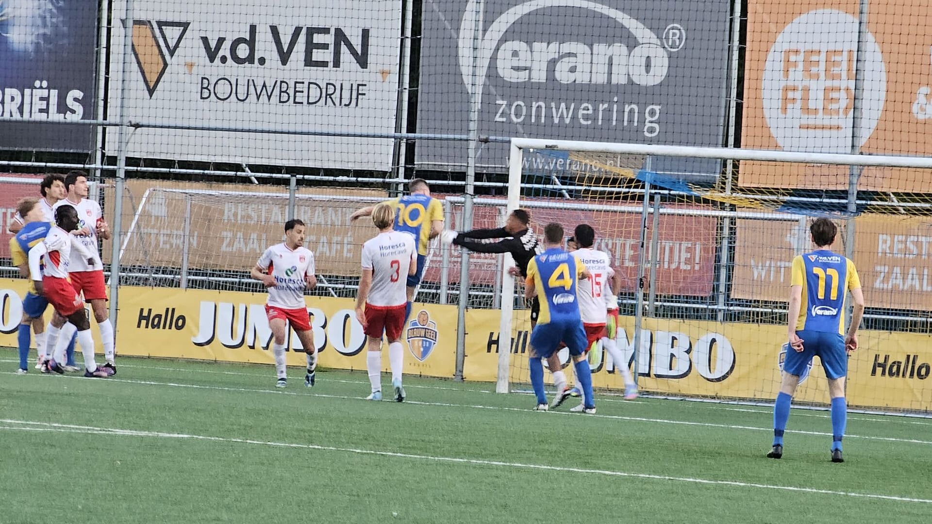 Blauw Geel’38 pakt marge op Noordwijk, blessure Zielschot tegenvaller