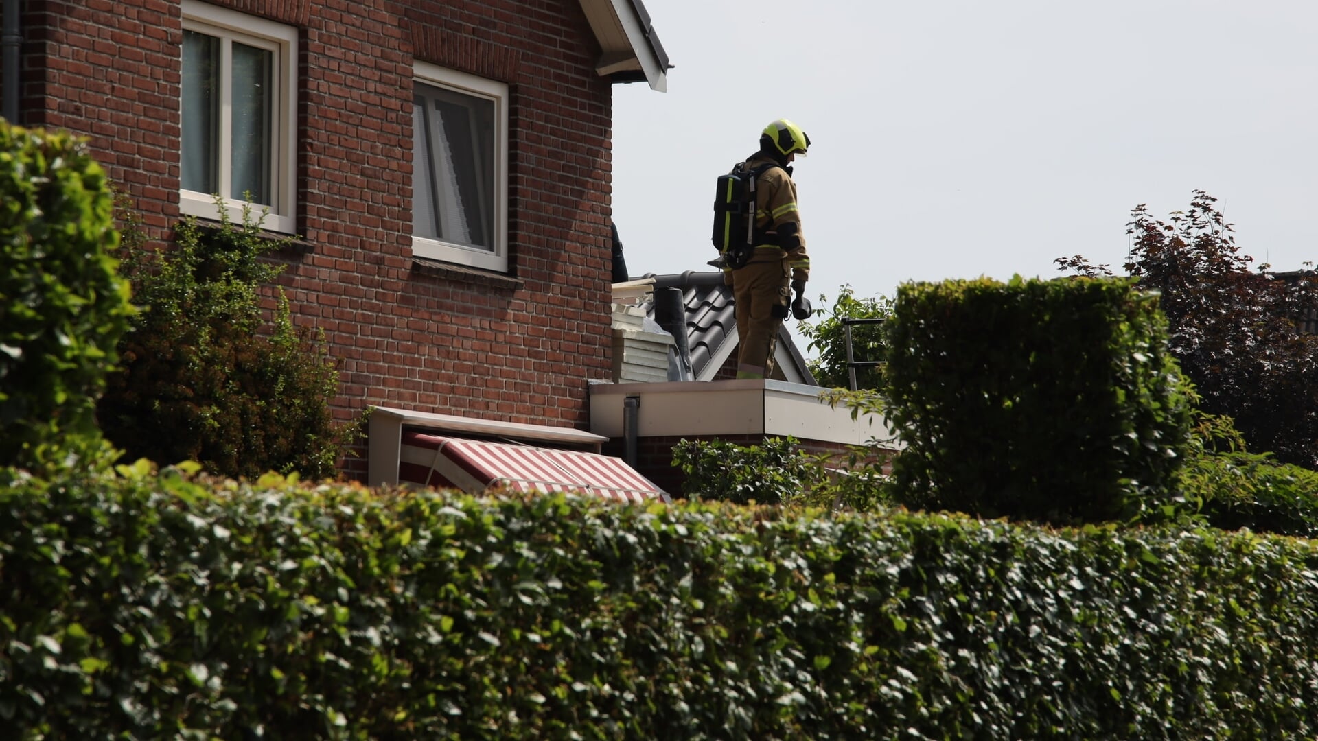 Brand op dak in Sint Anthonis