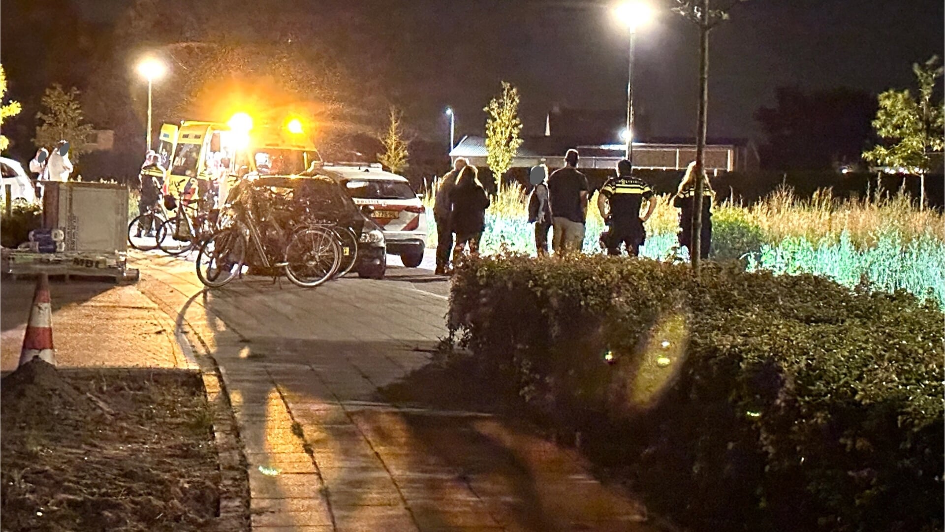 Persoon zwaargewond geraakt na val in sloot met fiets Bijsterveld Vorstenbosch