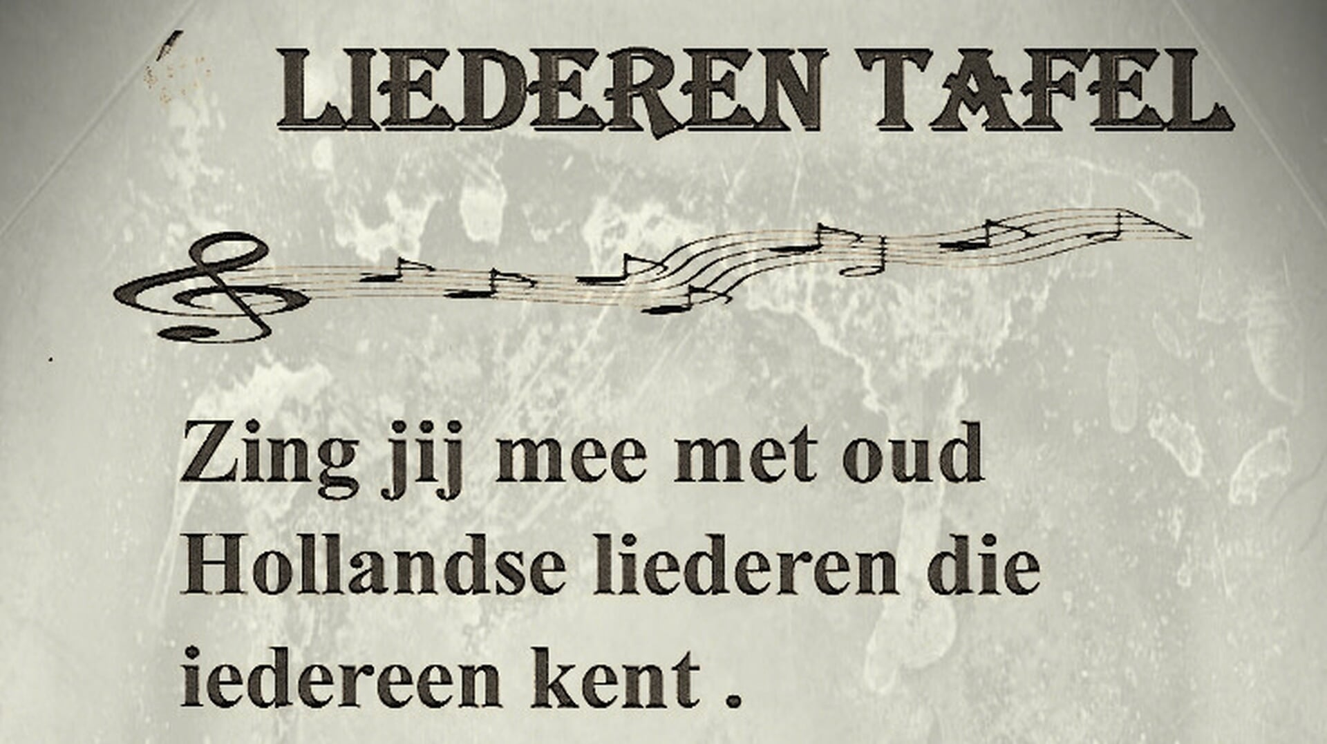 Liederentafel met accordeonist Ruud van der Ven