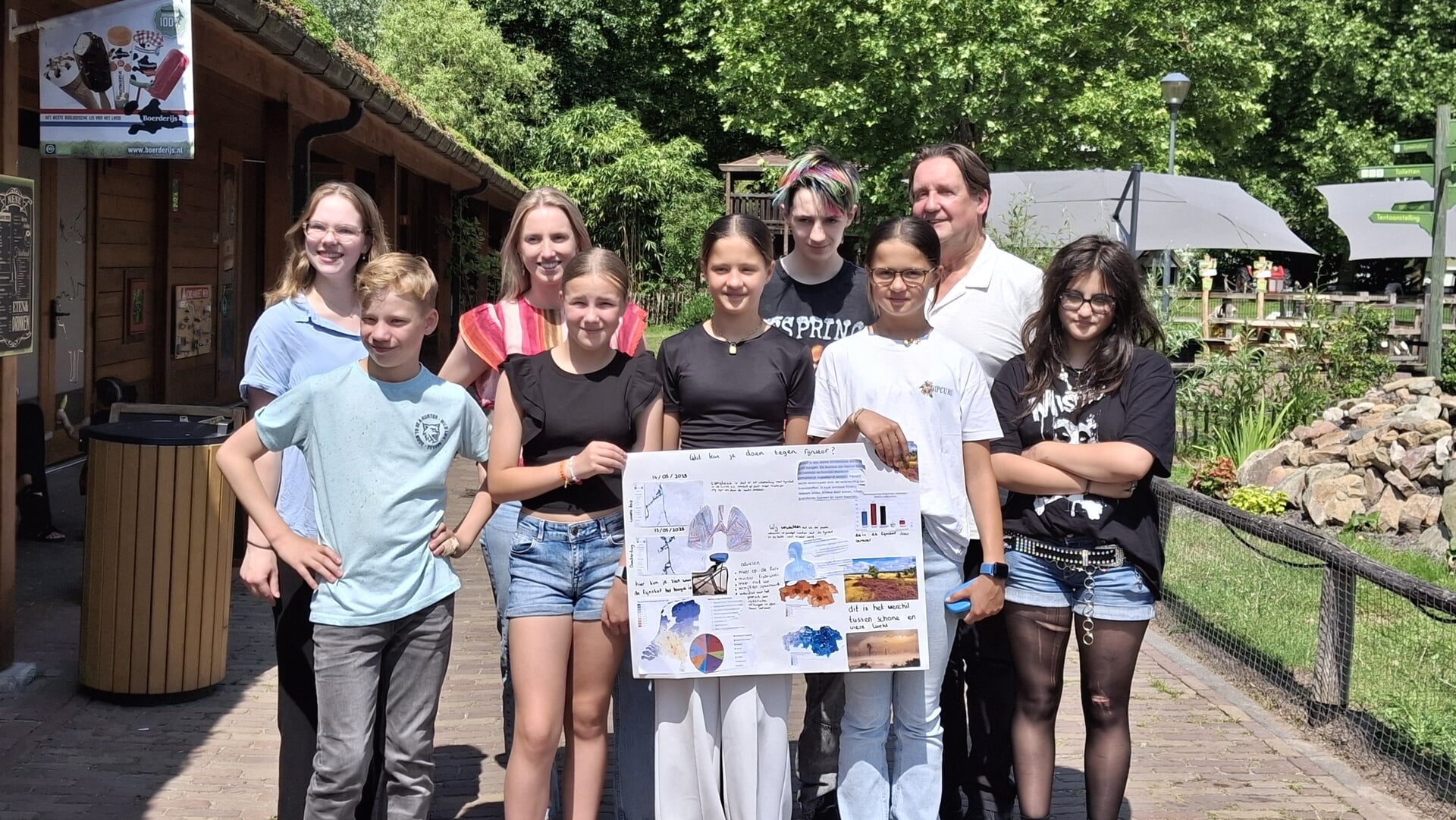 Leerlingen Maaslandcollege meten luchtkwaliteit in Oss en Heesch