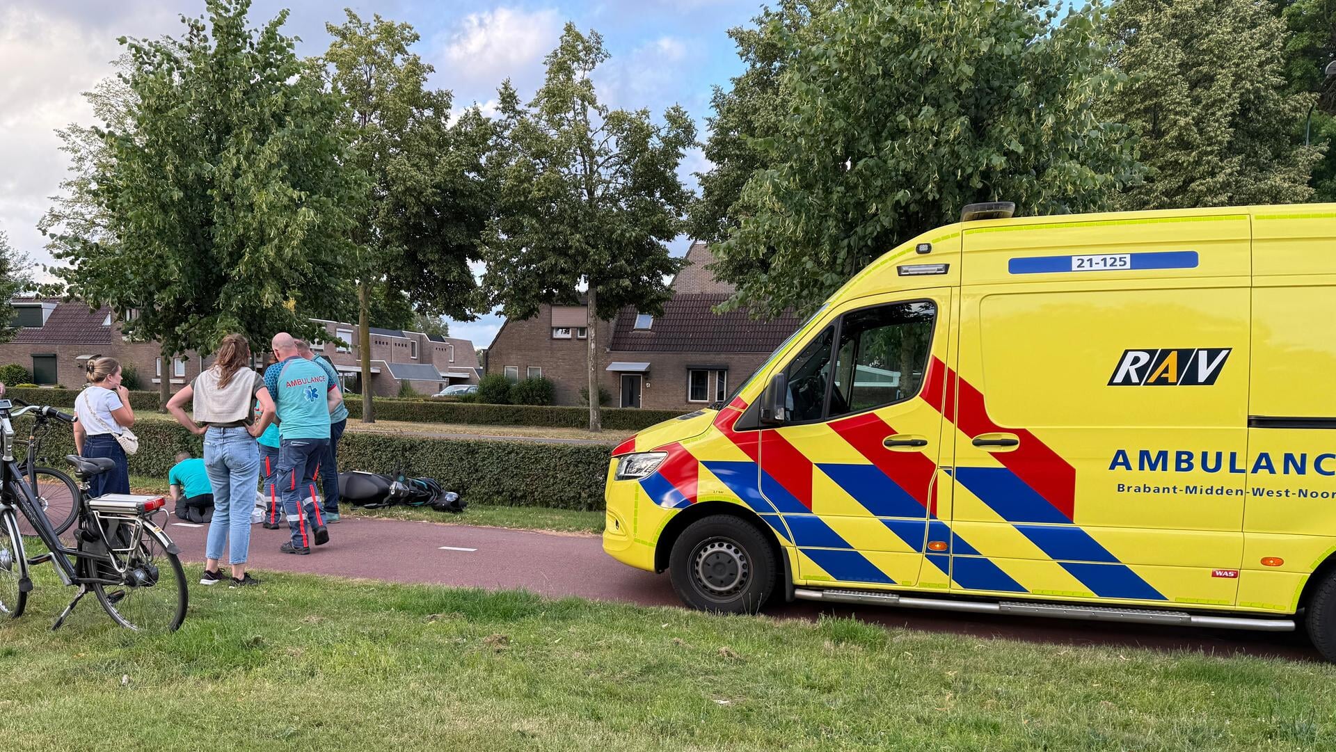 Bijrijder gewond bij scooterongeval in Veghel