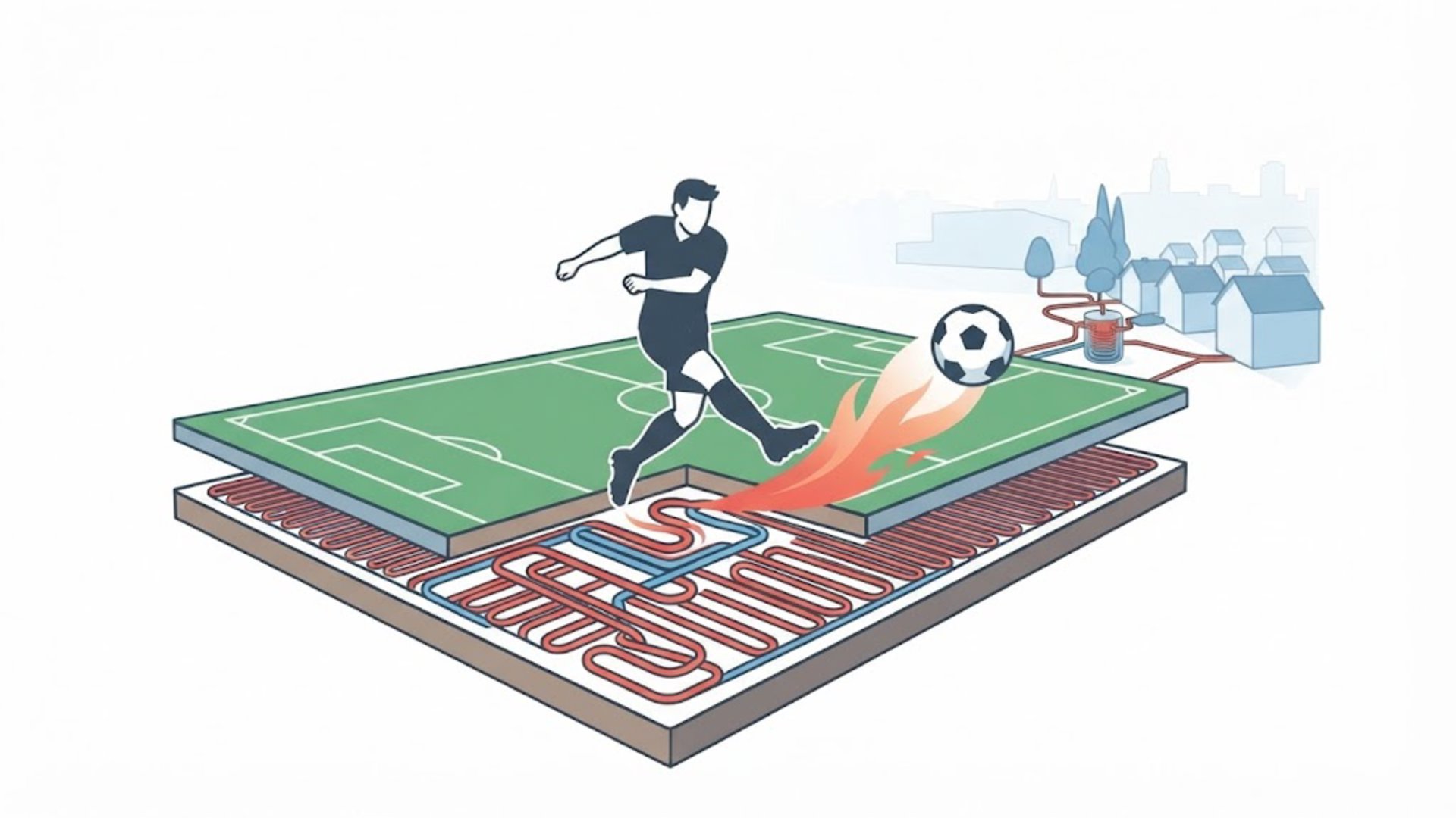 Minisymposium: warmte van het sportveld om de hoek?