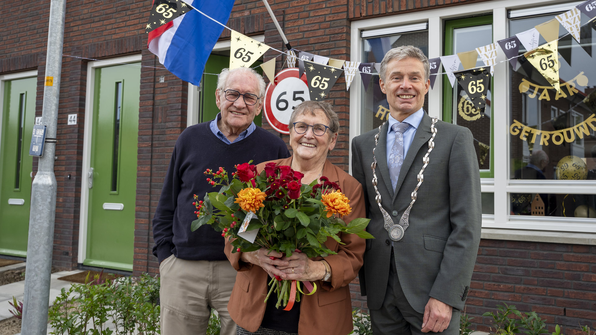 Briljanten trouwdag Sjaak en Lenie Geurts