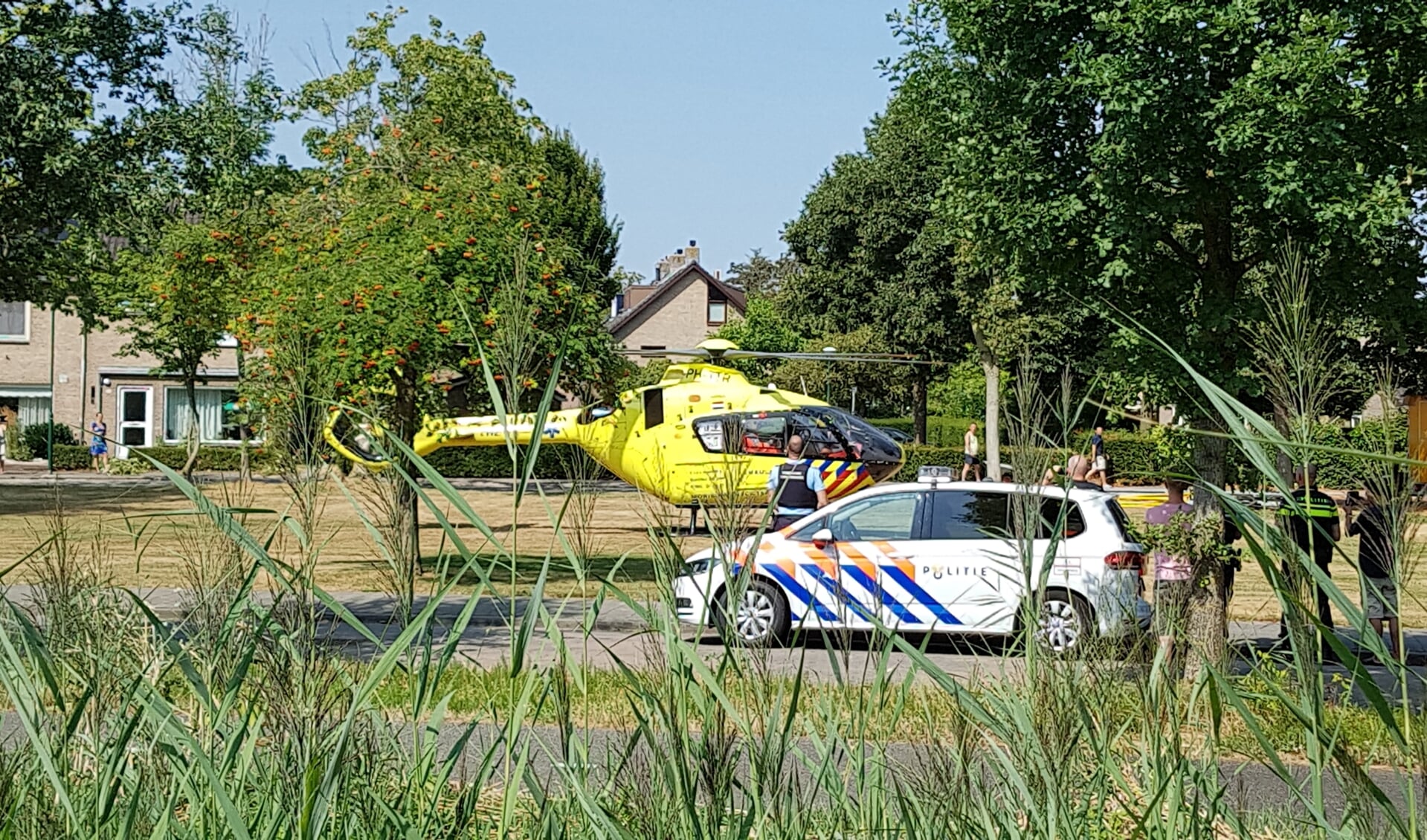 James Bond achtige taferelen aan de Hank in Leusden Zuid.