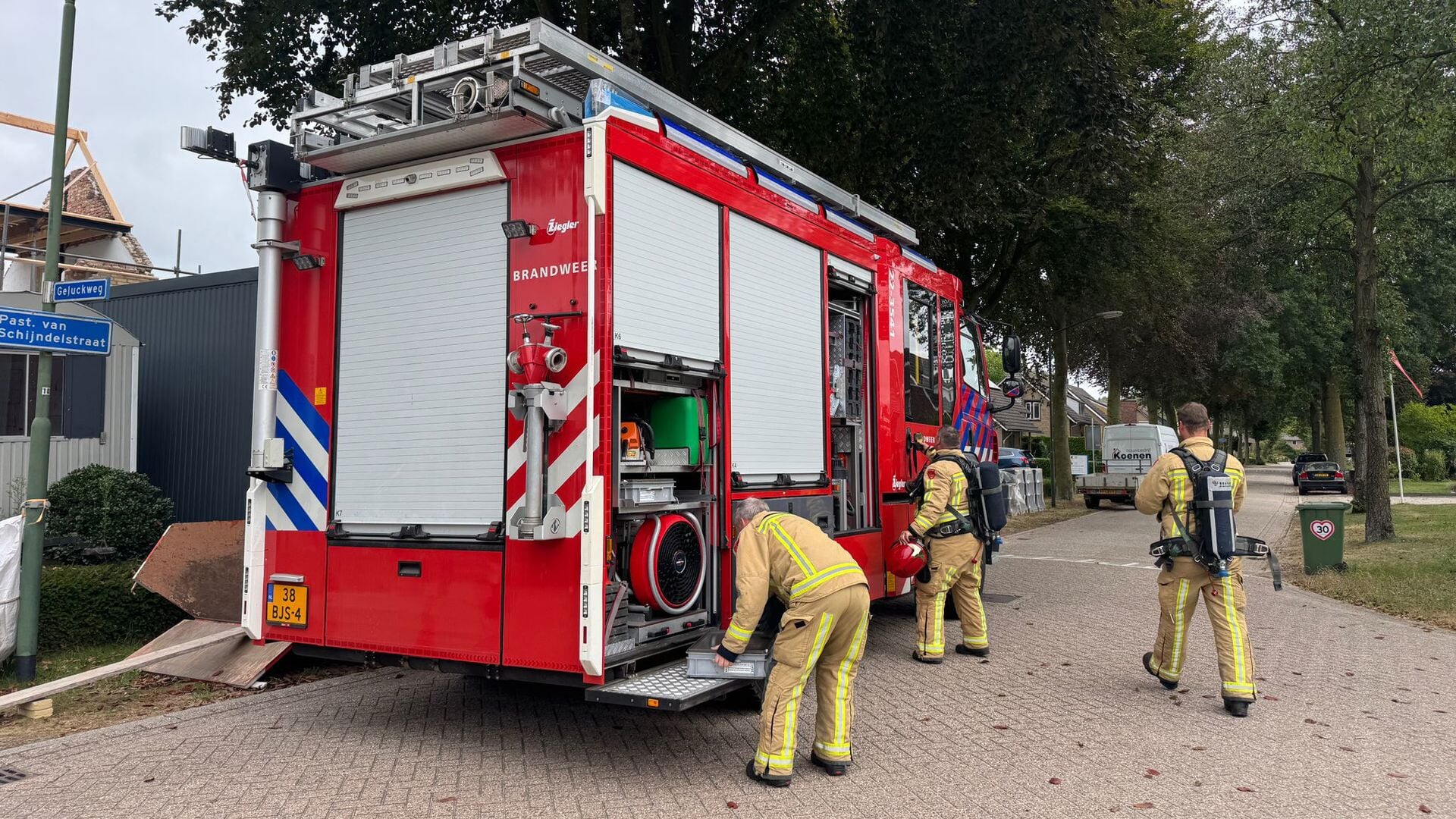 Gasleiding geraakt tijdens werkzaamheden in Boerdonk