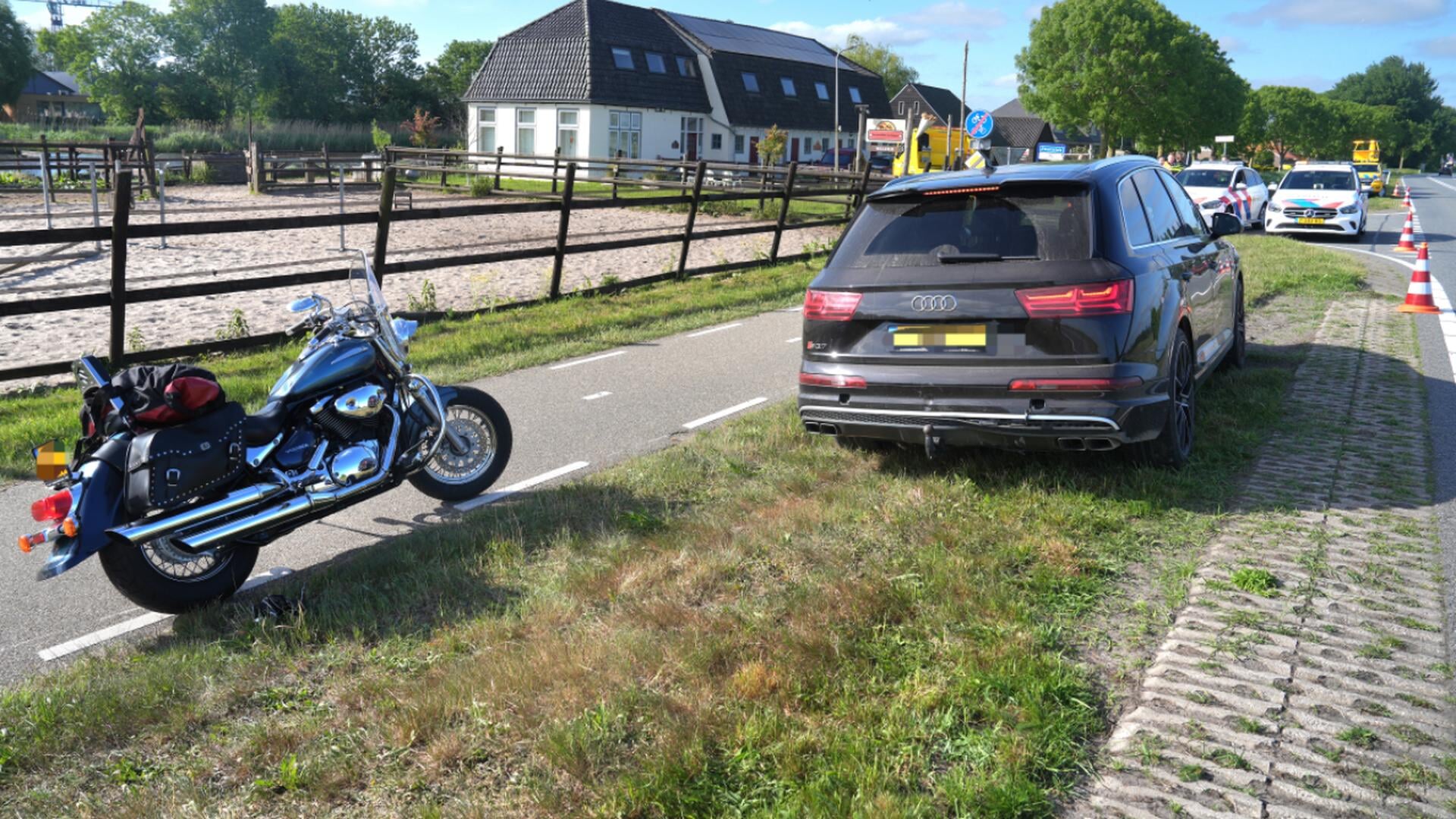 Motorrijder gewond bij aanrijding op N334 bij Zwartsluis
