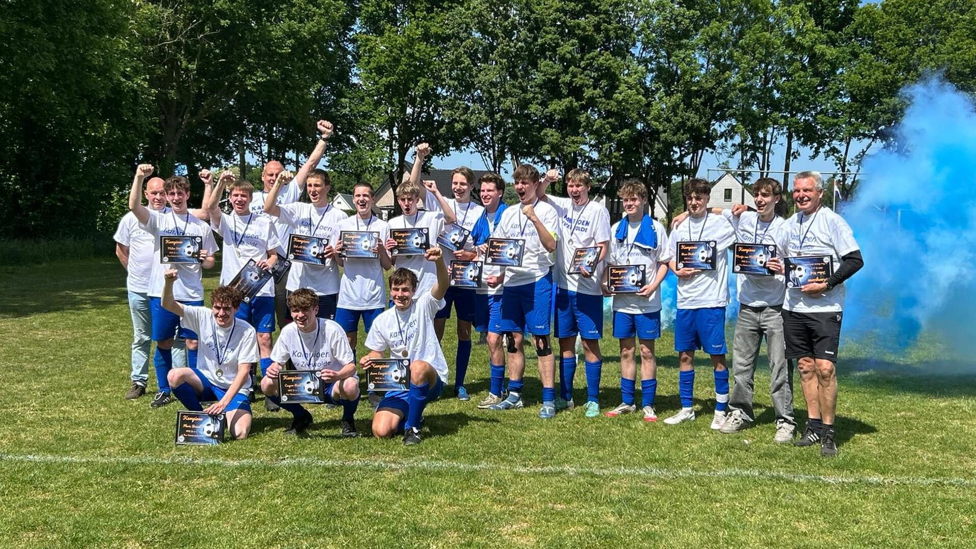 Voetbalteam Jo19-2 Kampioen