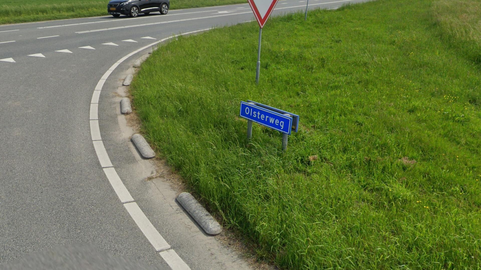 Wegafsluiting Olsterweg in Biddinghuizen wegens asfalteringswerk