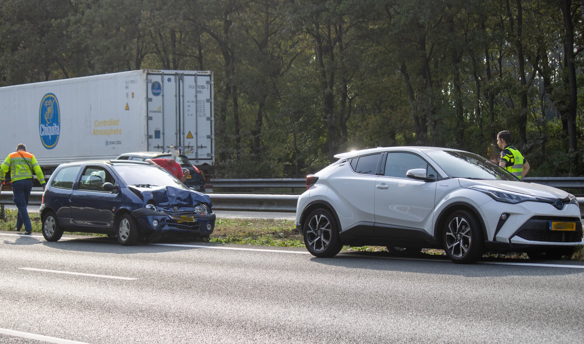 Kop Staart Botsing Op De A Zorgt Voor Forse File Richting Bergen Op