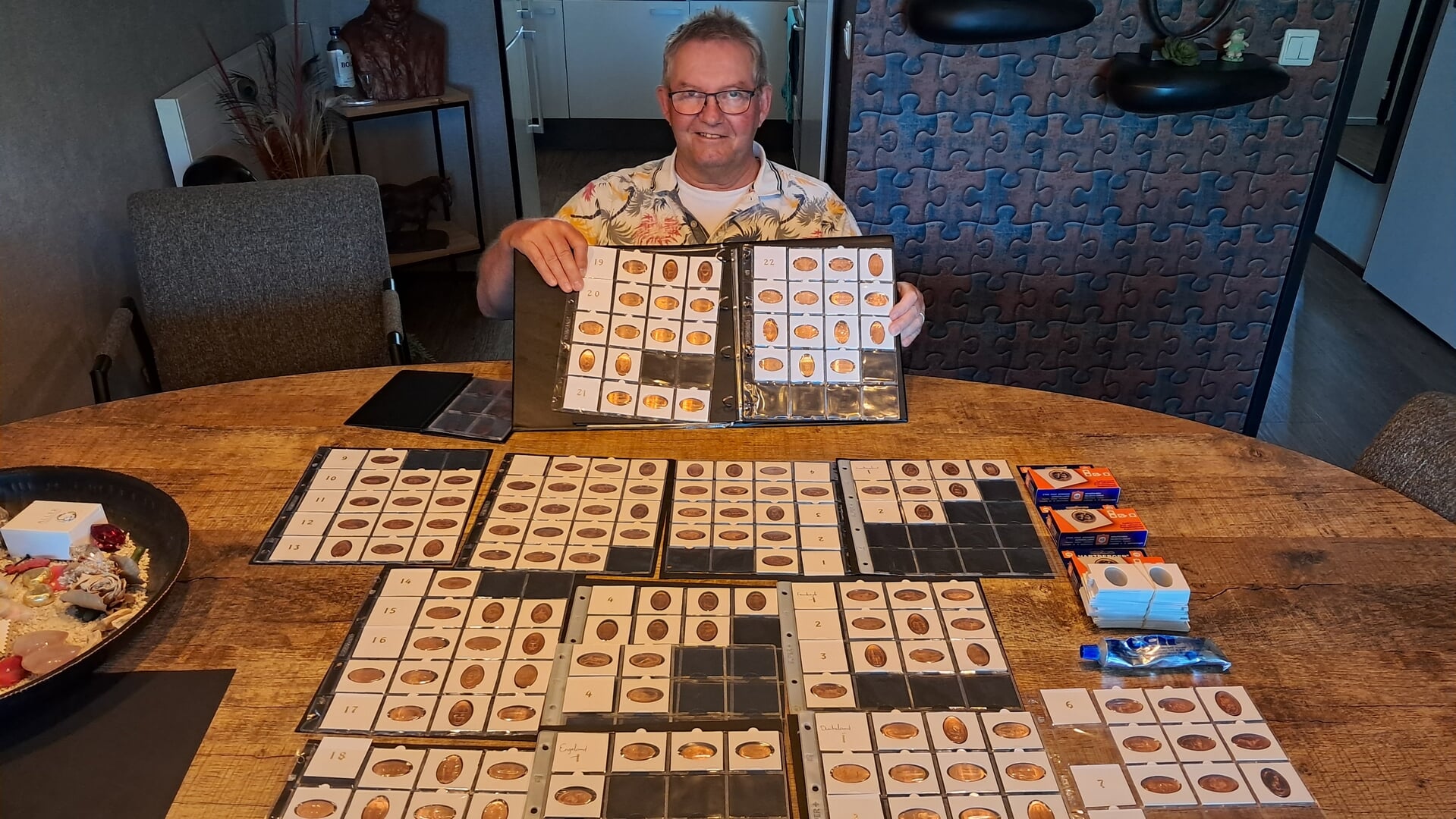 Pressed pennies op de verzamelbeurs in Zijtaart