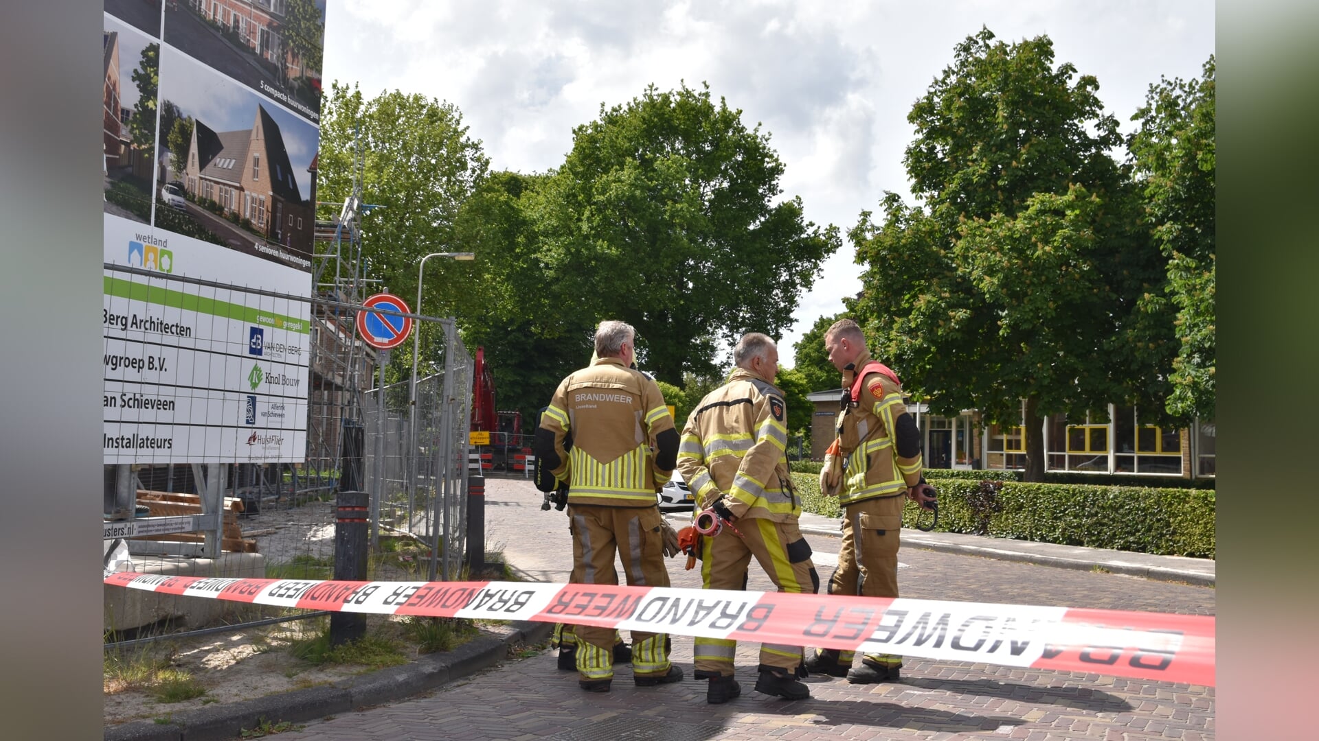 Gasleiding geraakt bij werkzaamheden in Blokzijl