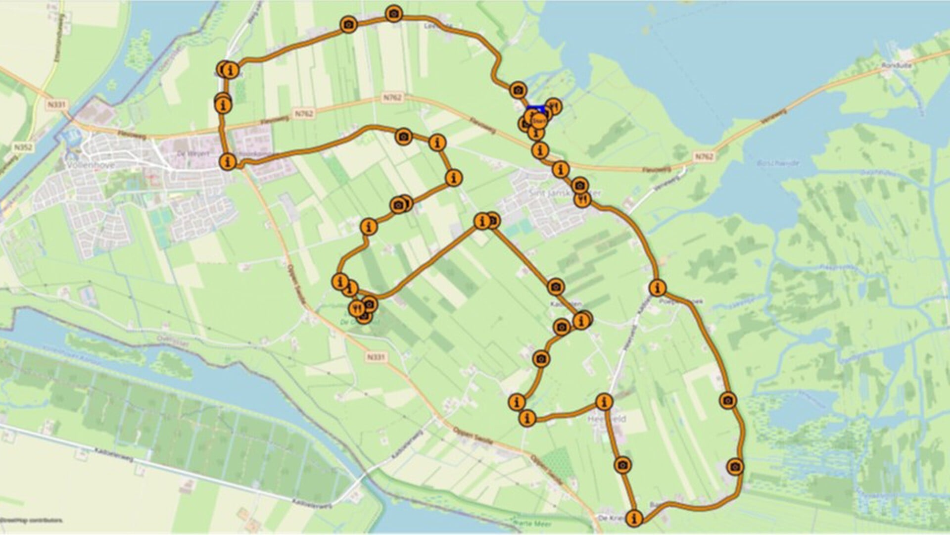 Feestelijke opening Erfgoedfietsroute Land van Vollenhove