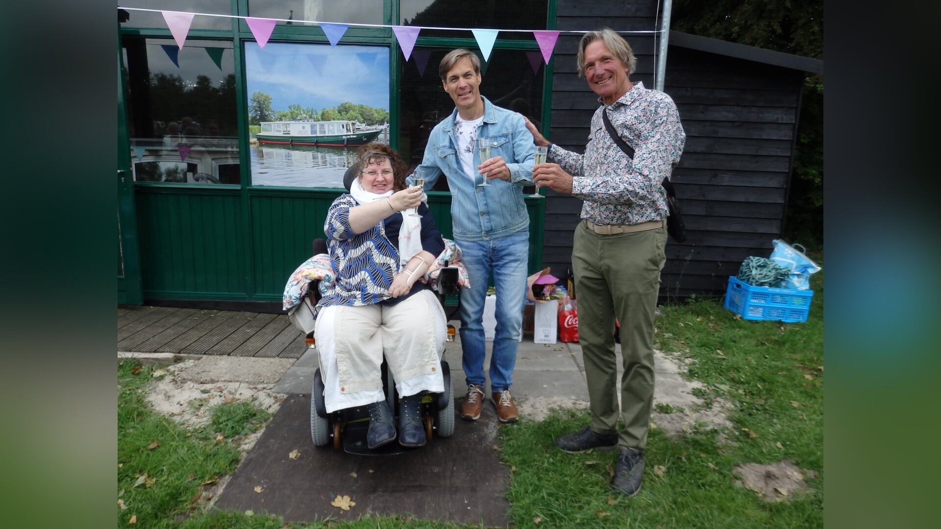Dubbel feest bij jubilerende Groene Wensboot