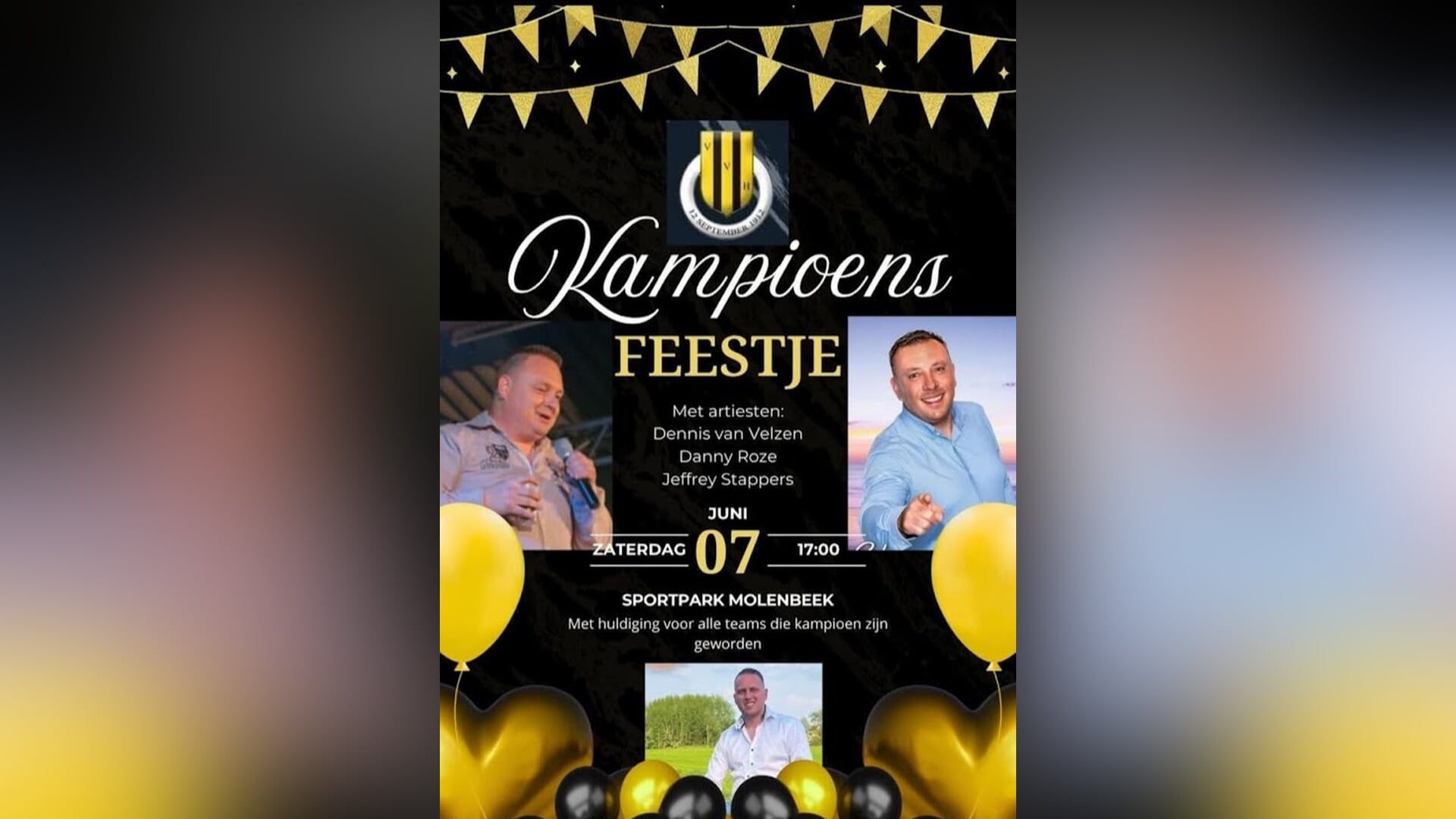 Kampioensfeest bij de v.v. Heerde