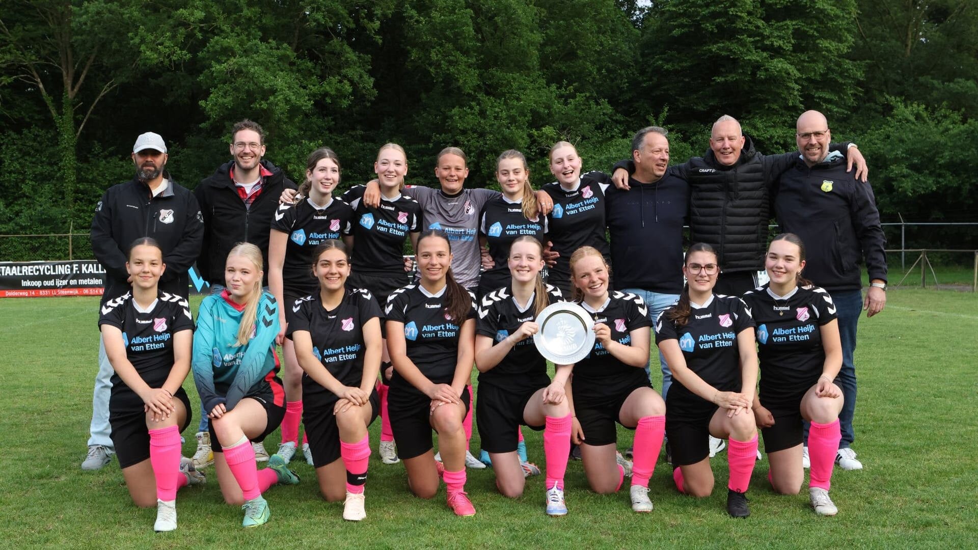 Combinatieteam MO17 van vv Steenwijk en Olde Veste is kampioen!