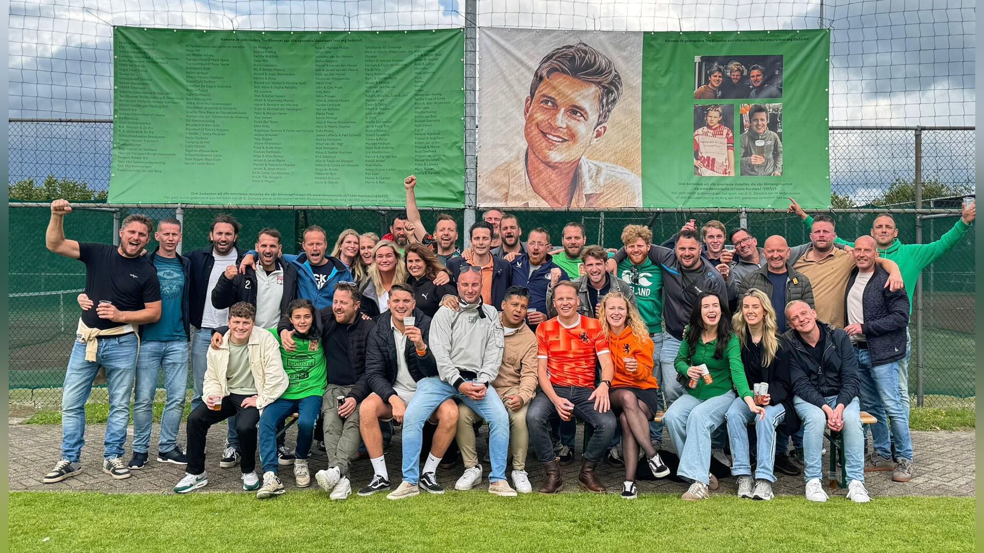 Team Herman ervaart verbroedering en troost tijdens Punterlokaal: ‘Tussenstand doneeractie is waanzi