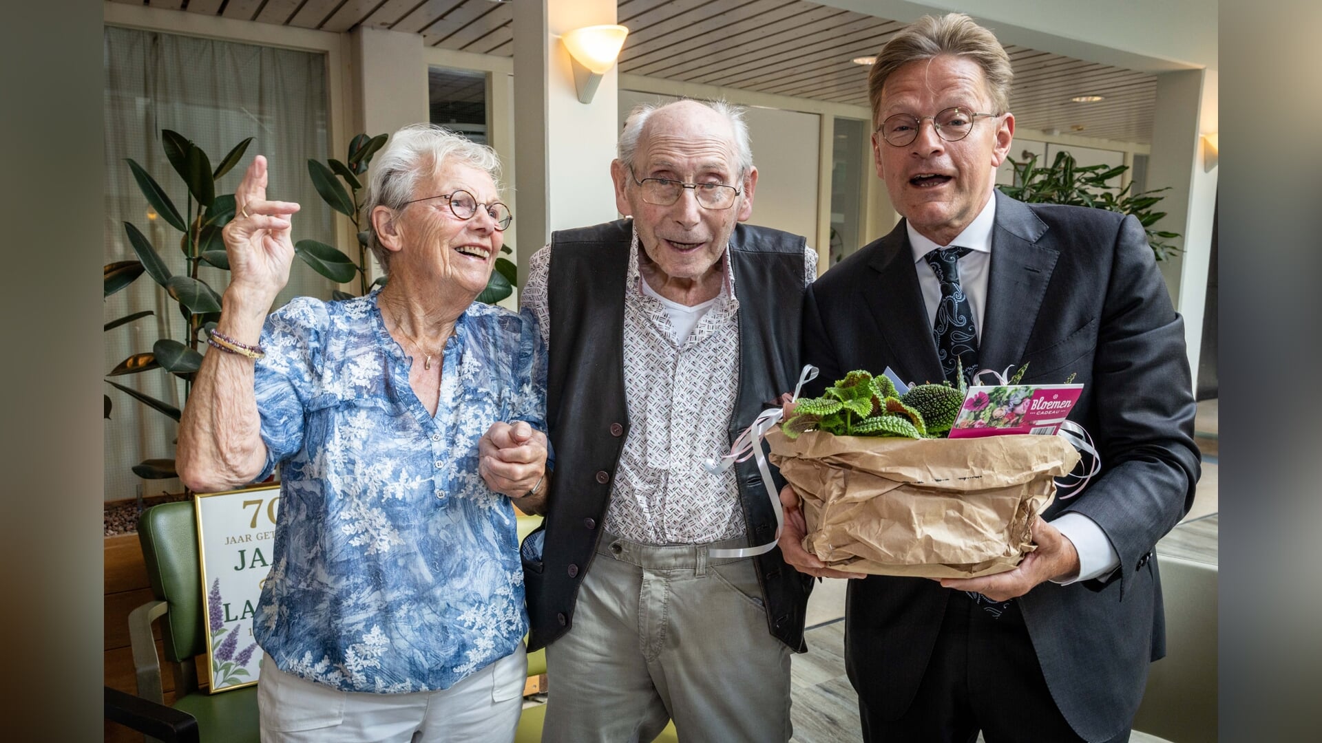 Vandaag zijn Jaap en Lammie Boonstra 70 jaar getrouwd: eerste ontmoeting op Koninginnedag 1950