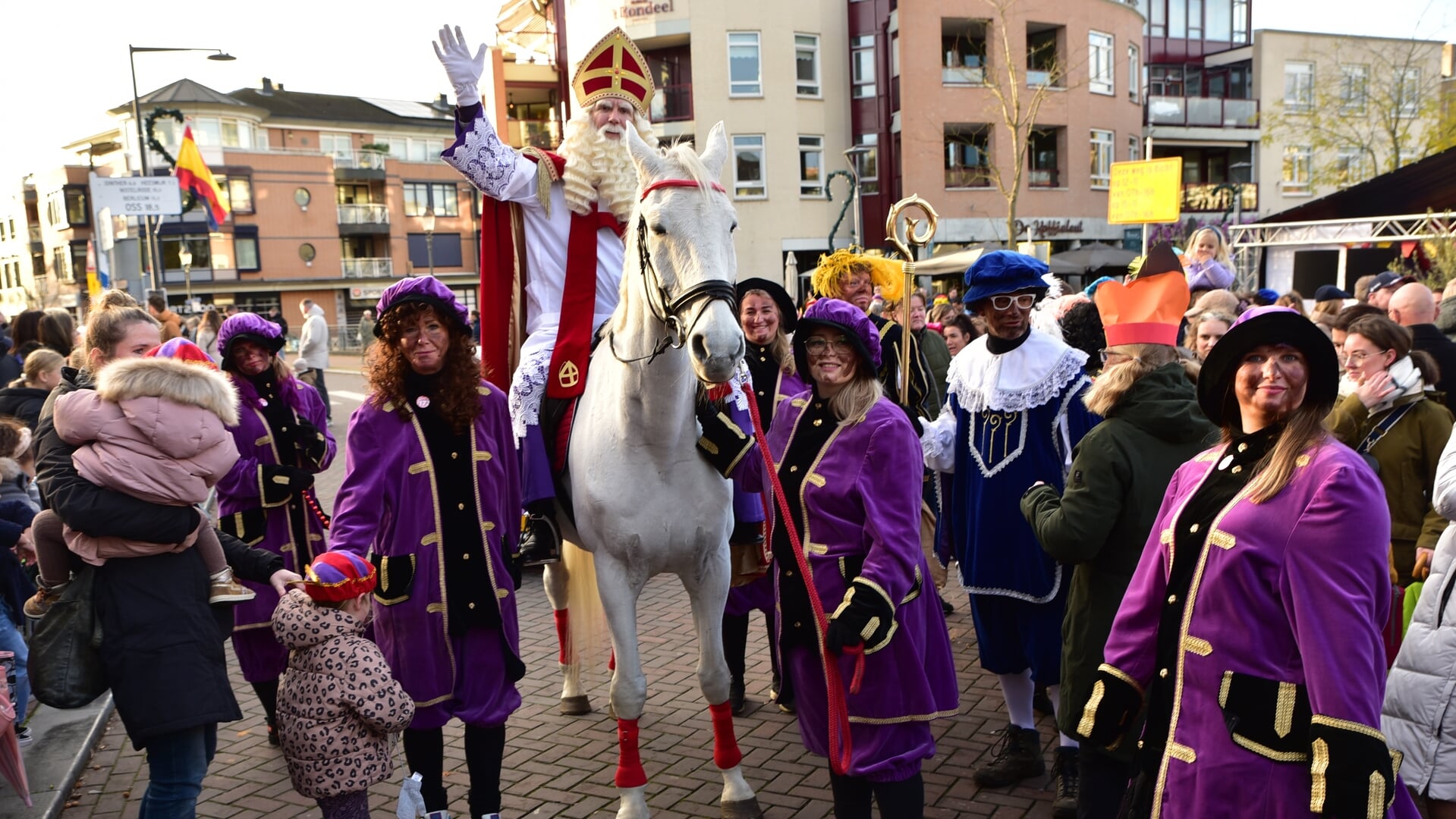 Collecte voor de intocht van Sinterklaas