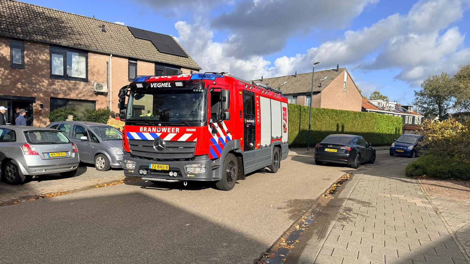Brandweer voert controle uit na incident op Ypelaar