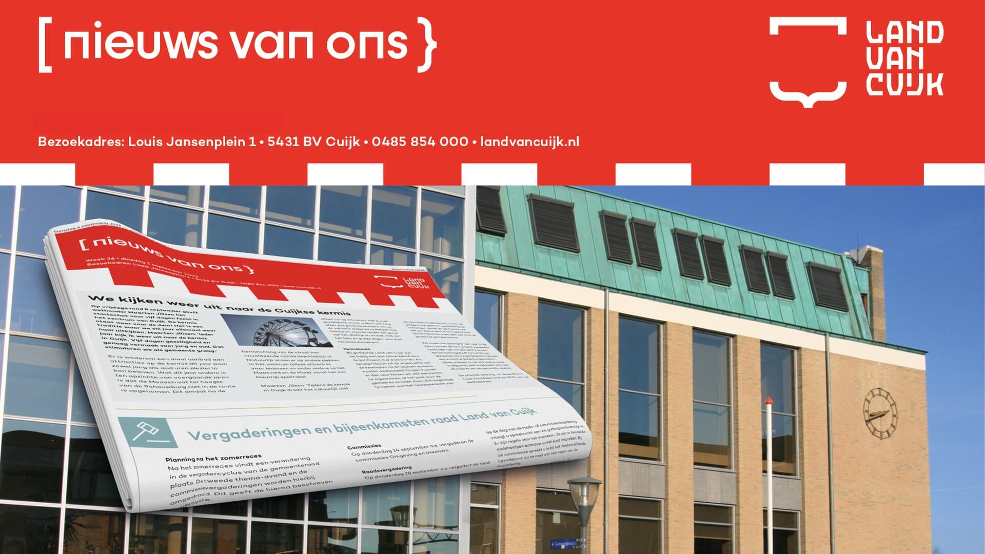 Lees het gemeentenieuws Land van Cuijk ook digitaal