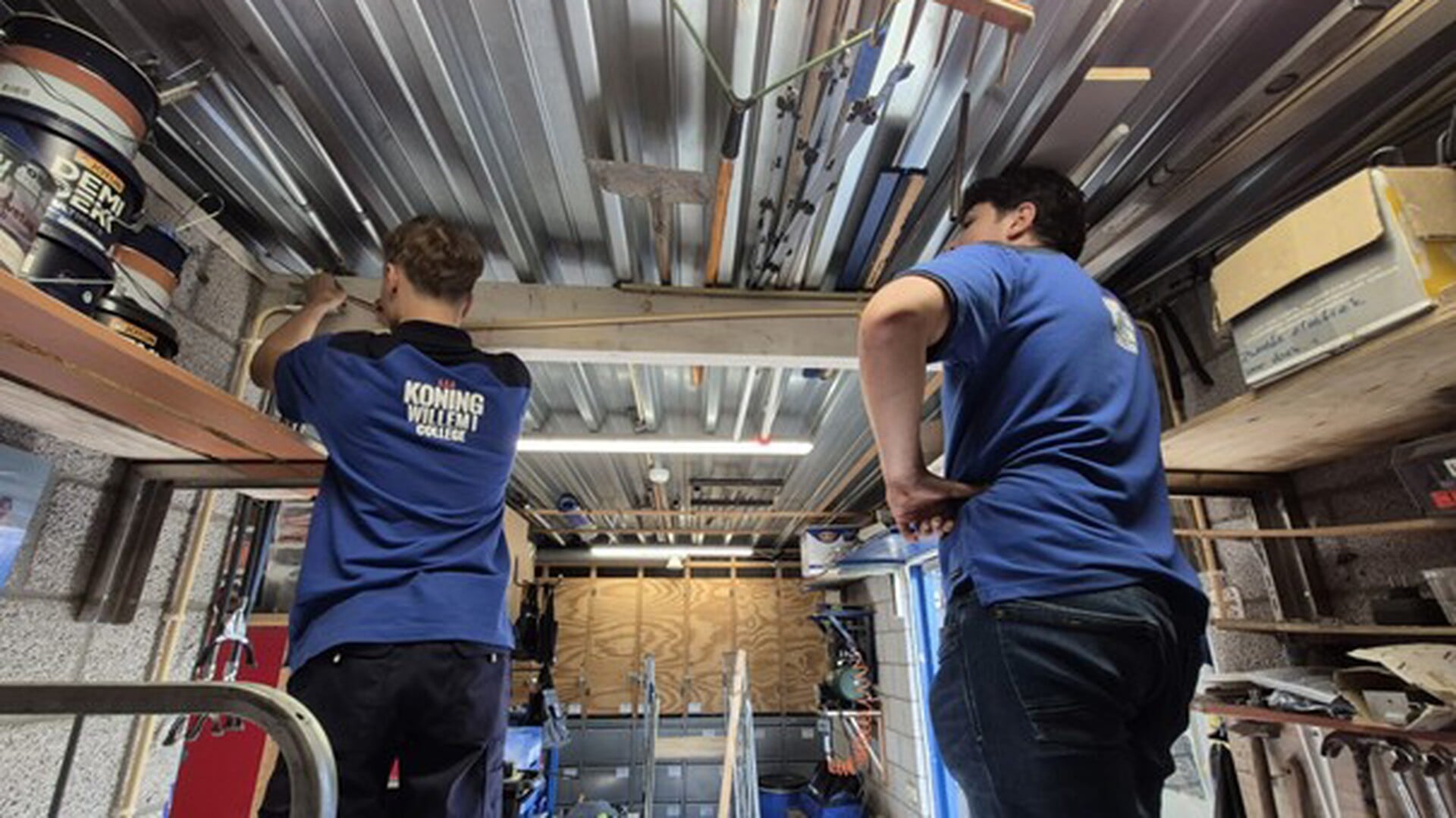 Leerlingen Willem I College aan de slag voor FC de Rakt Uden