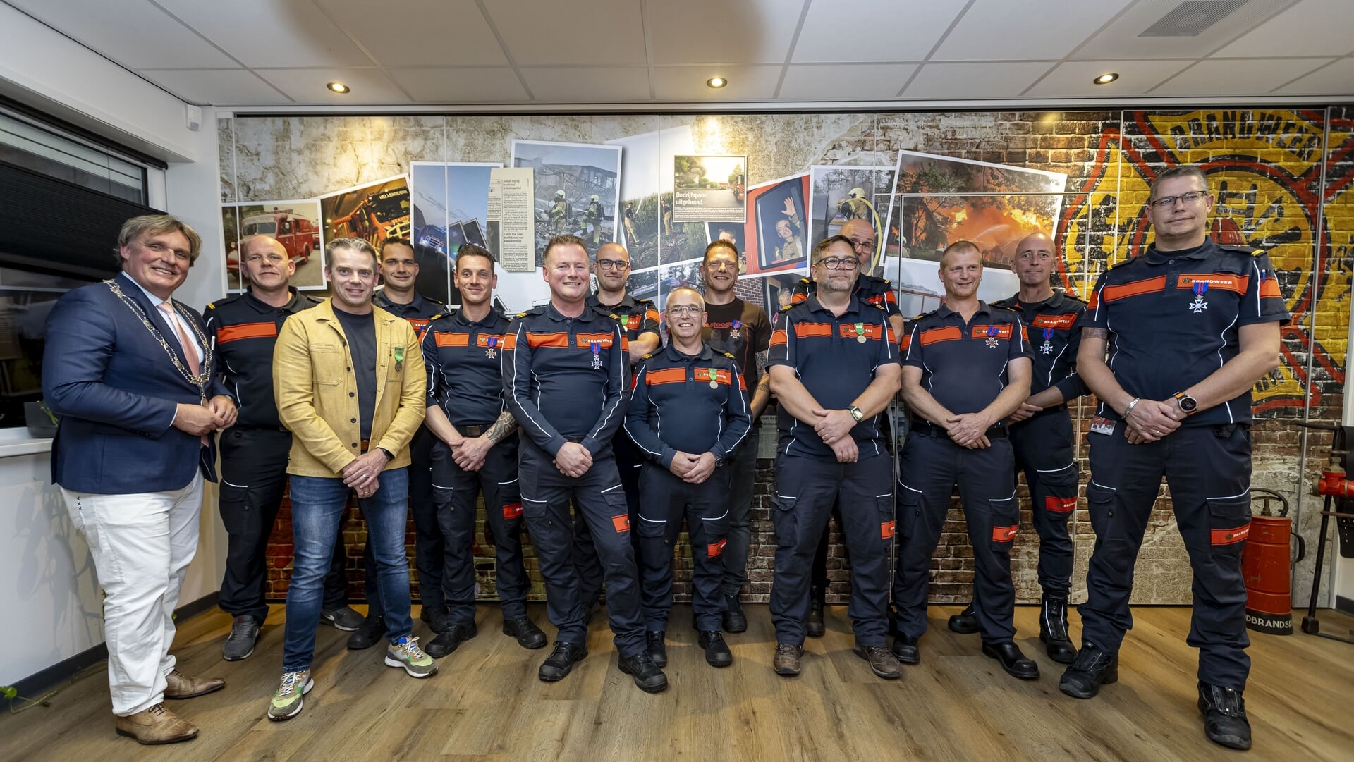 Brandweer viert jubilea