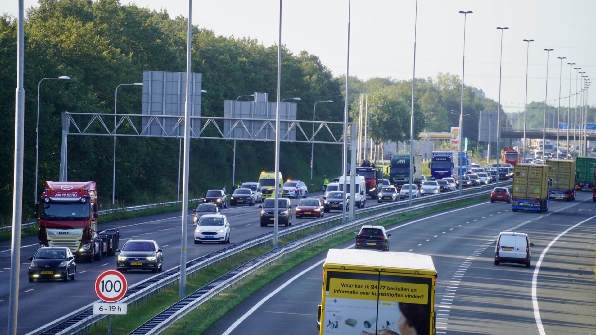 A73 verschillende nachten dicht wegens werkzaamheden