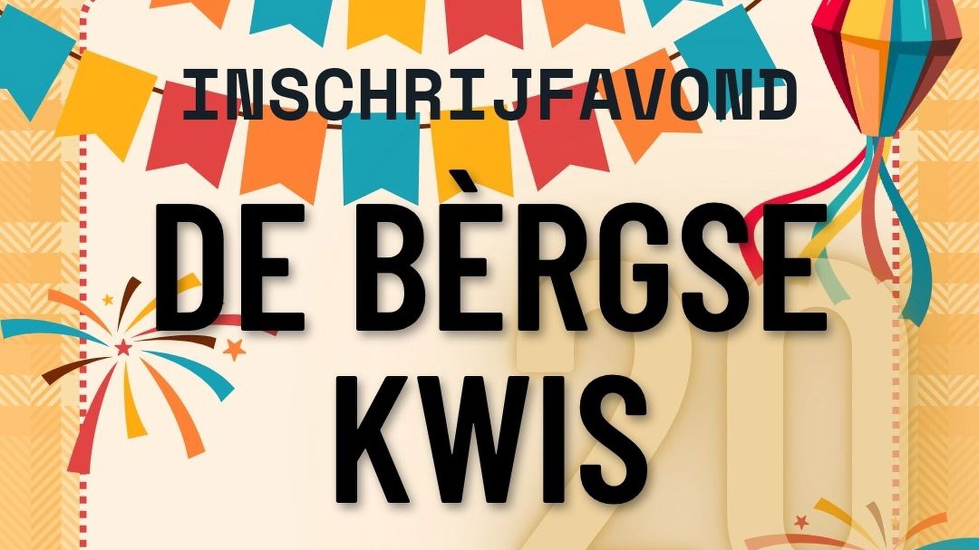 Bergse Quiz viert jubileum; 7 november inschrijfavond