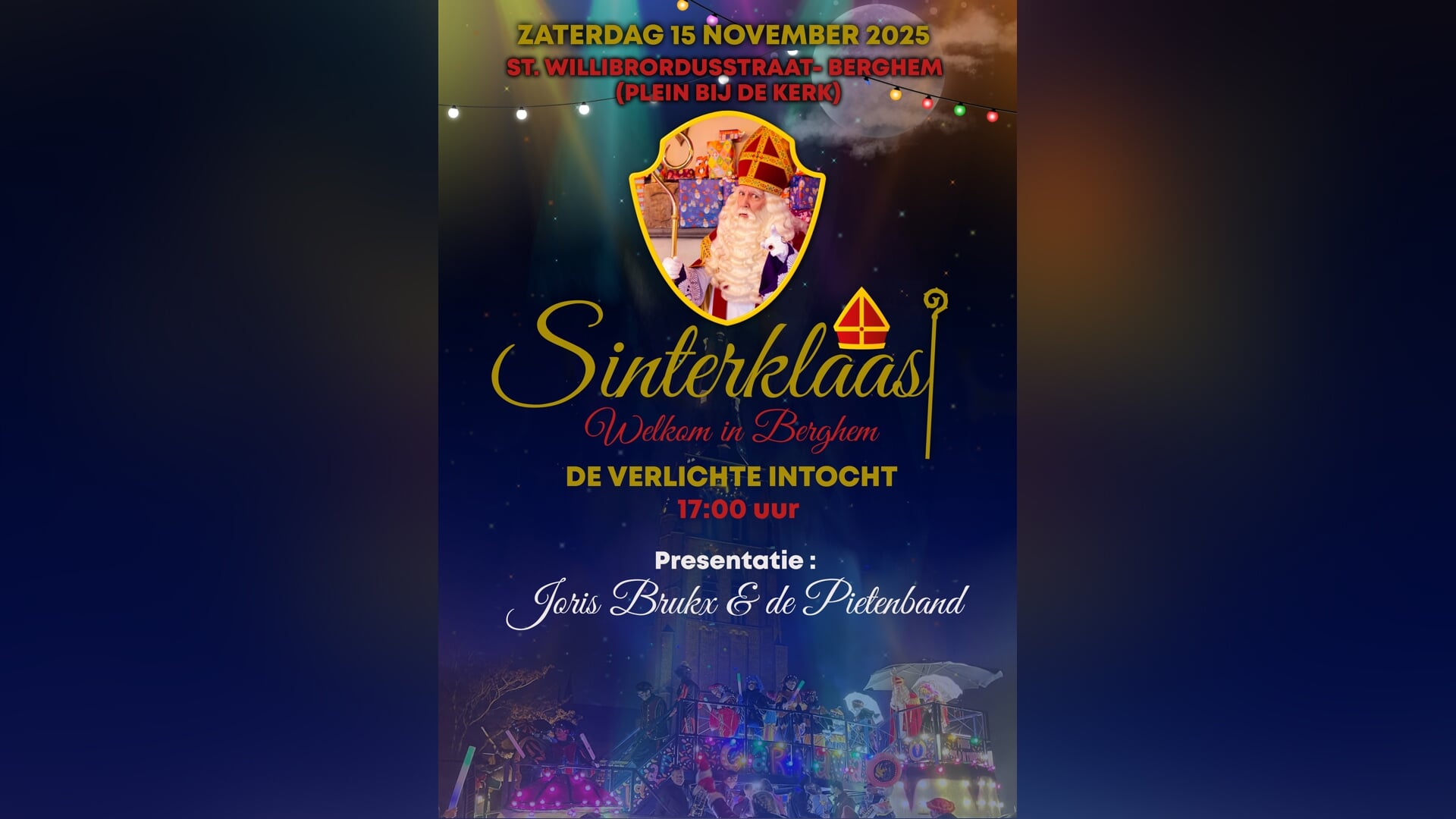 De Verlichte Sinterklaasintocht 2025 in Berghem!