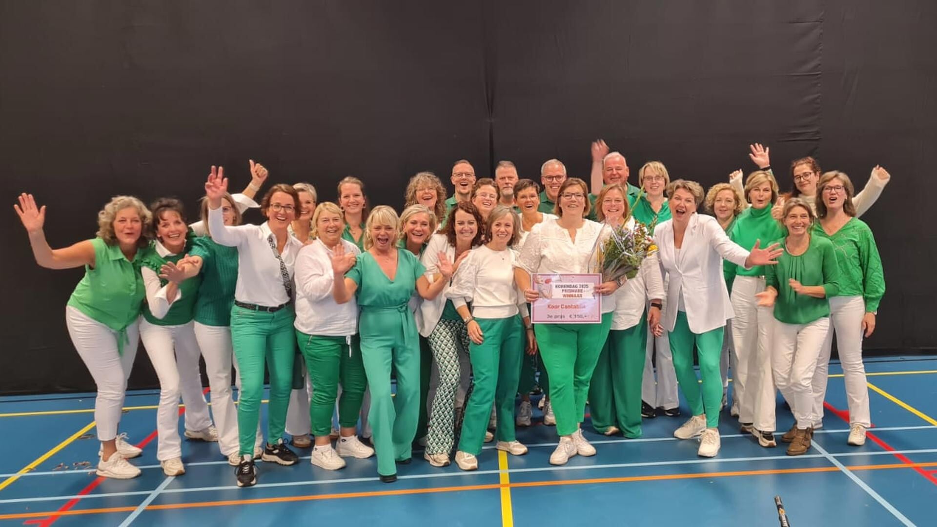 Koor Cantabilé sleept derde prijs in de wacht tijdens Korendag