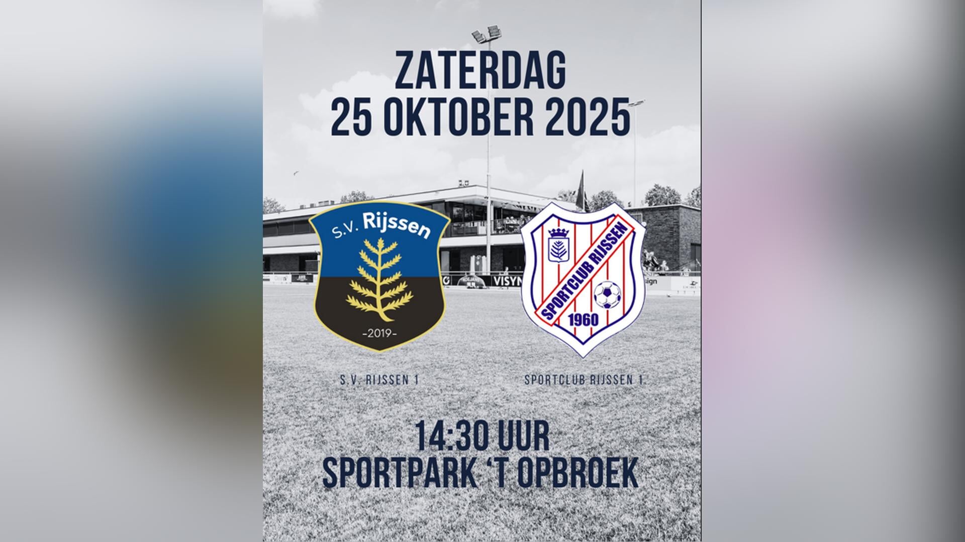 Rijssense derby: s.v. Rijssen tegen Sportclub Rijssen