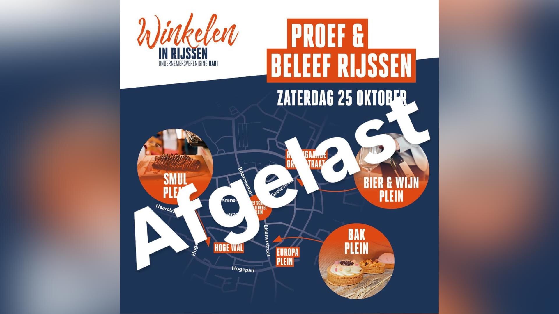 Proef & Beleef Rijssen afgelast