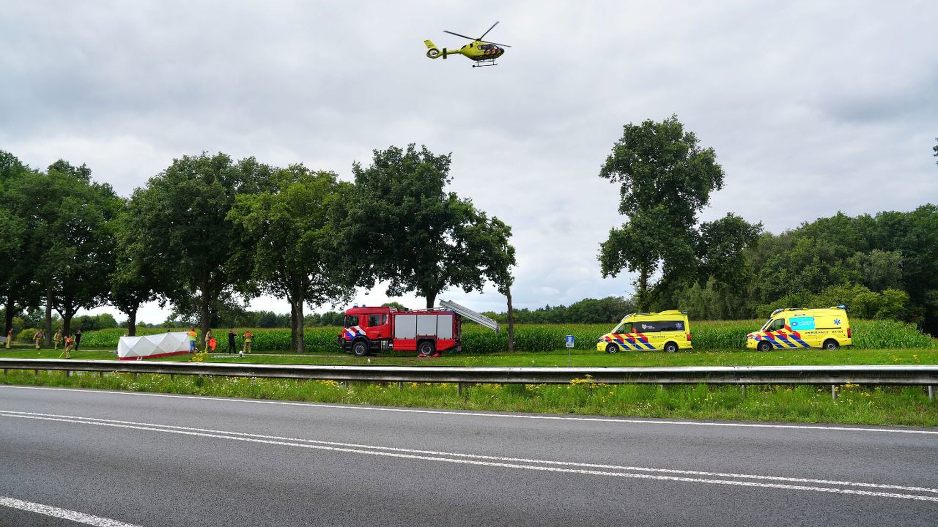 Fietser komt bij Havelte in het water terecht en overlijdt