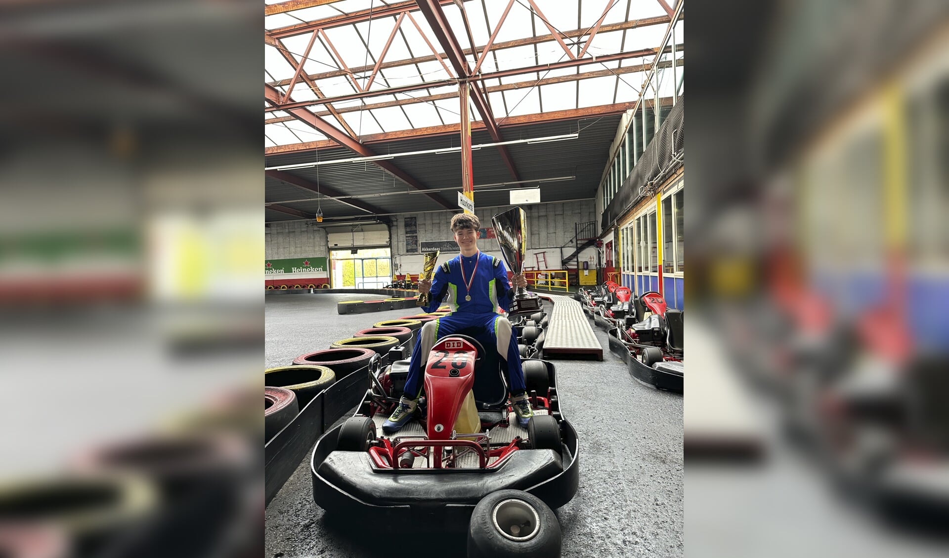 Jesse Polderdijk uit Krabbendijke wint eerste wedstrijd van het jaar