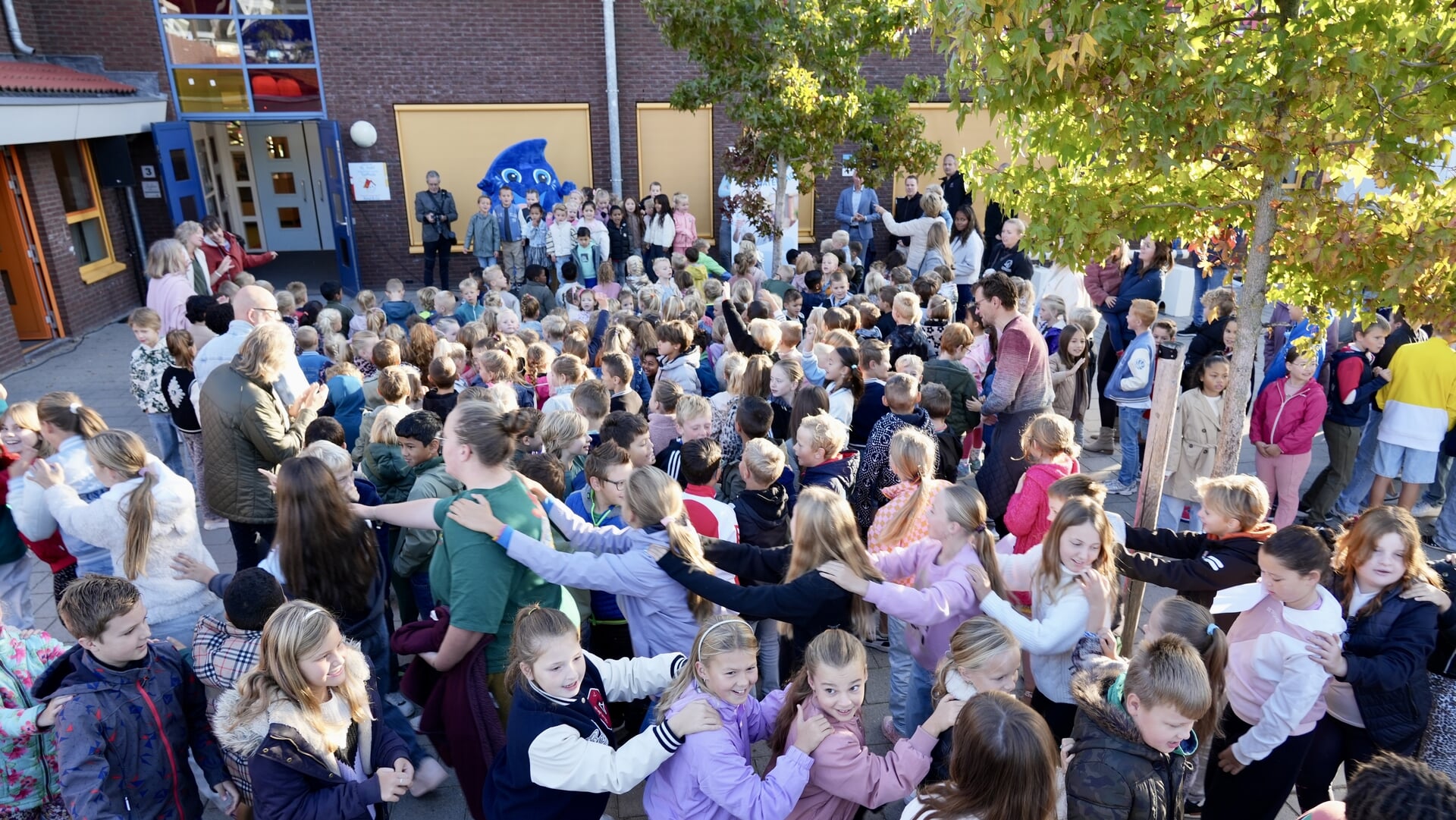 Kraanwaterfeestje op Moordrechtse Sint Jozefschool