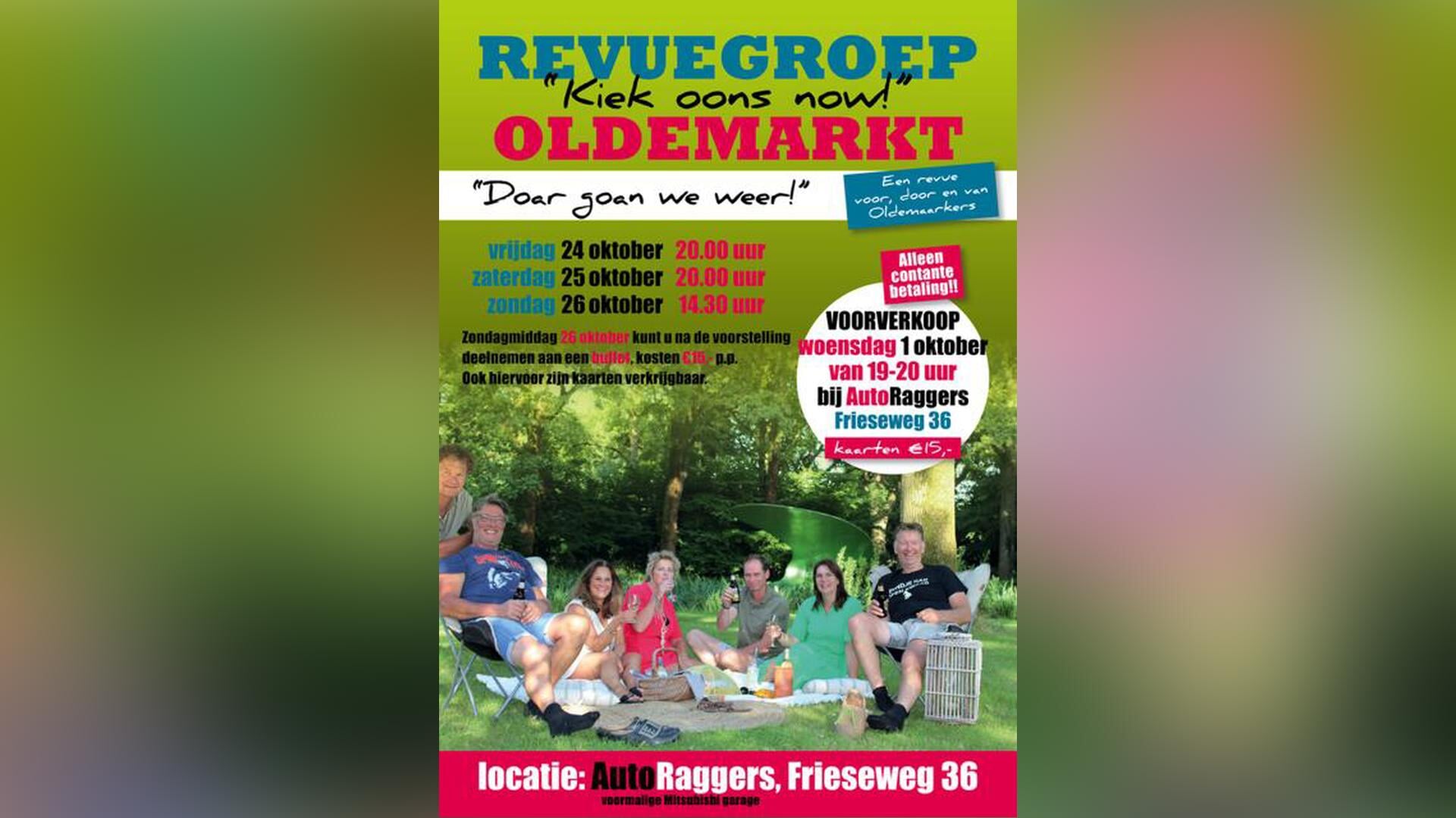 Revuegroep Kiek oons now brengt ‘Doar goan we weer!’