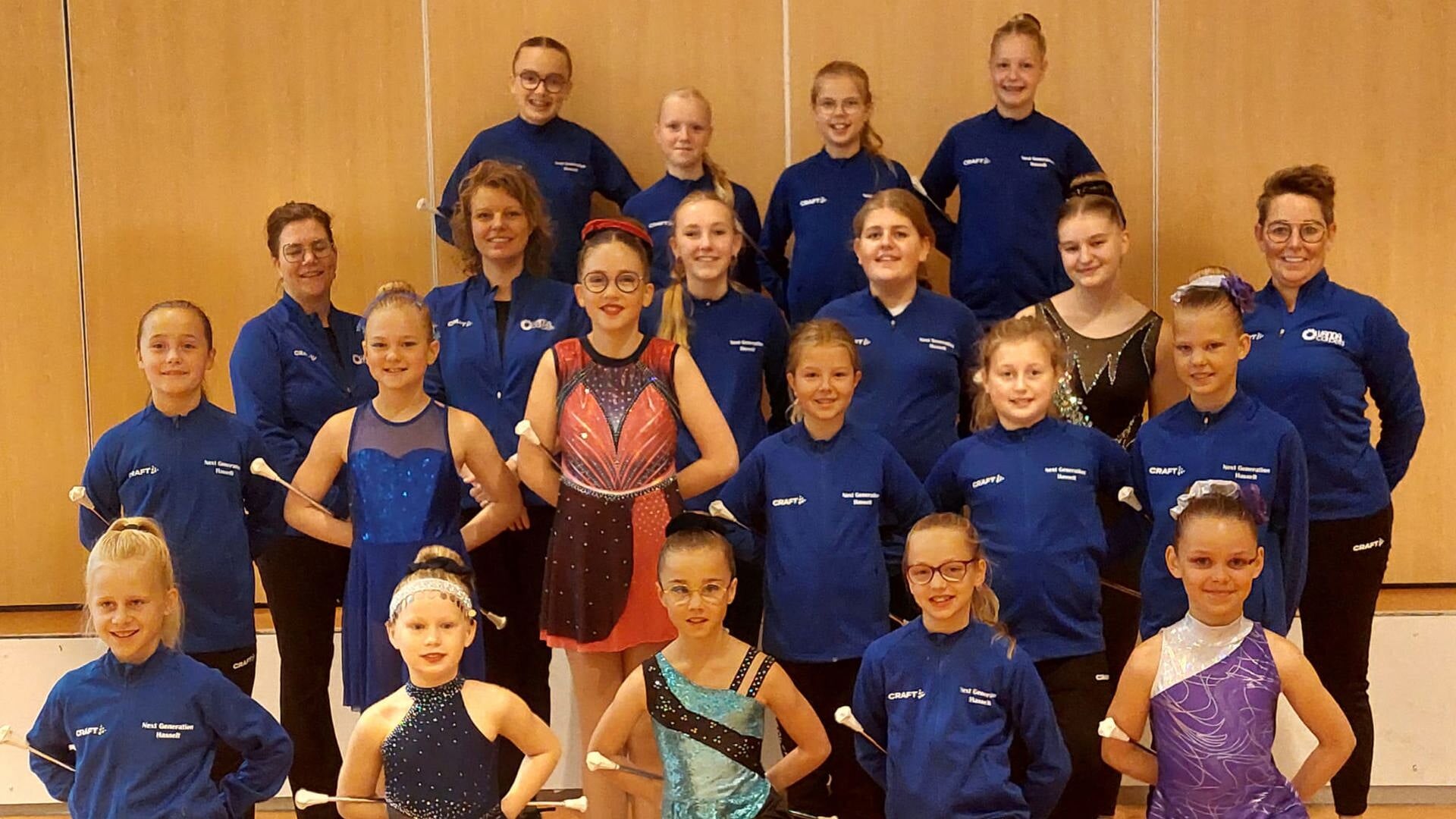 Spectaculaire ‘baton-battle’ Twirlers in Hasselt